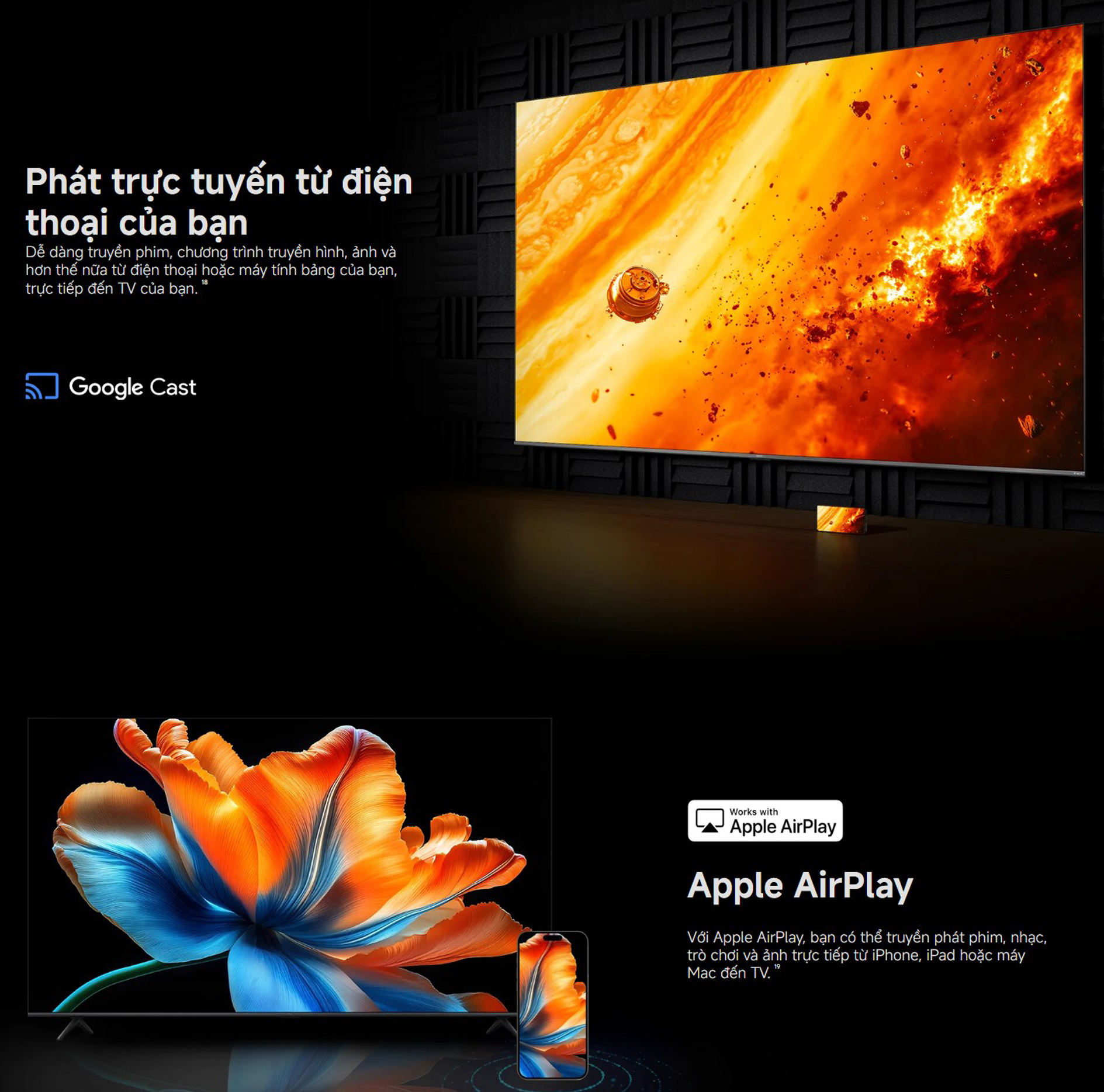 Google Tivi Xiaomi S Mini LED 85 inch 2026 4K|144Hz|3GB|32GB - Chính hãng Quốc Tế 17 Google Tivi Xiaomi S Mini LED 85 inch 2026 bigmivn 15