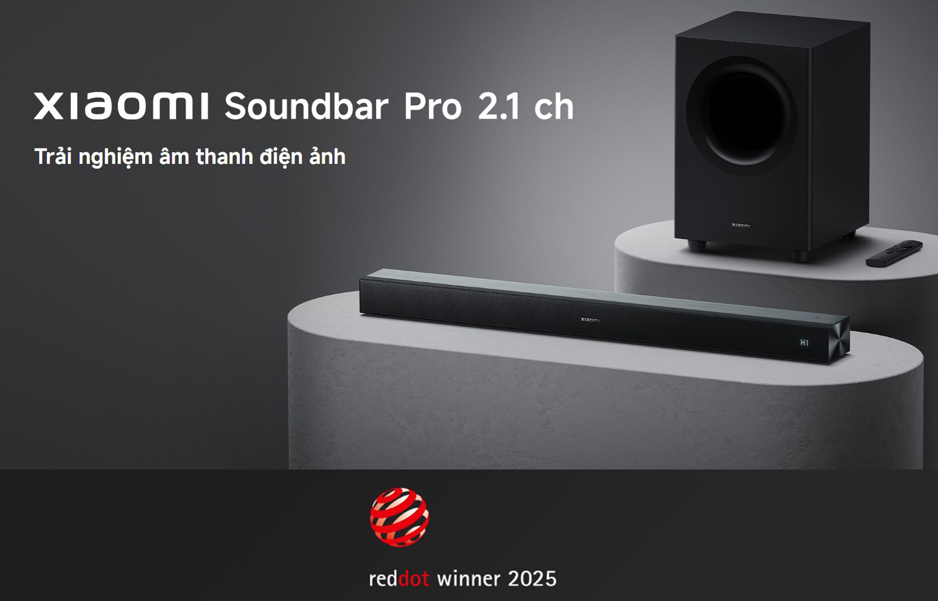 Loa thanh Xiaomi Soundbar Pro 2.1 ch bigmivn