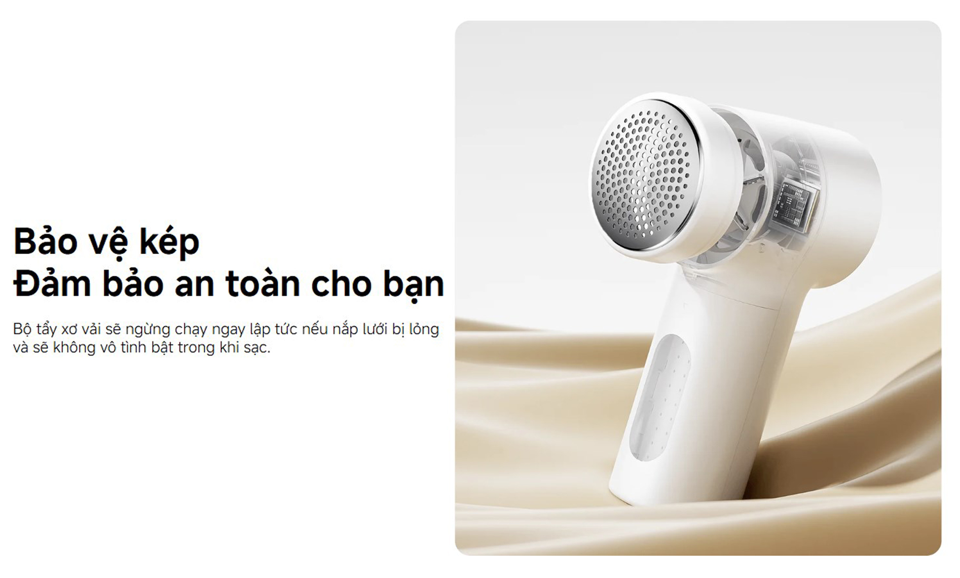May cat xo vai Xiaomi Mijia Lint Remover 2 bigmivn 10