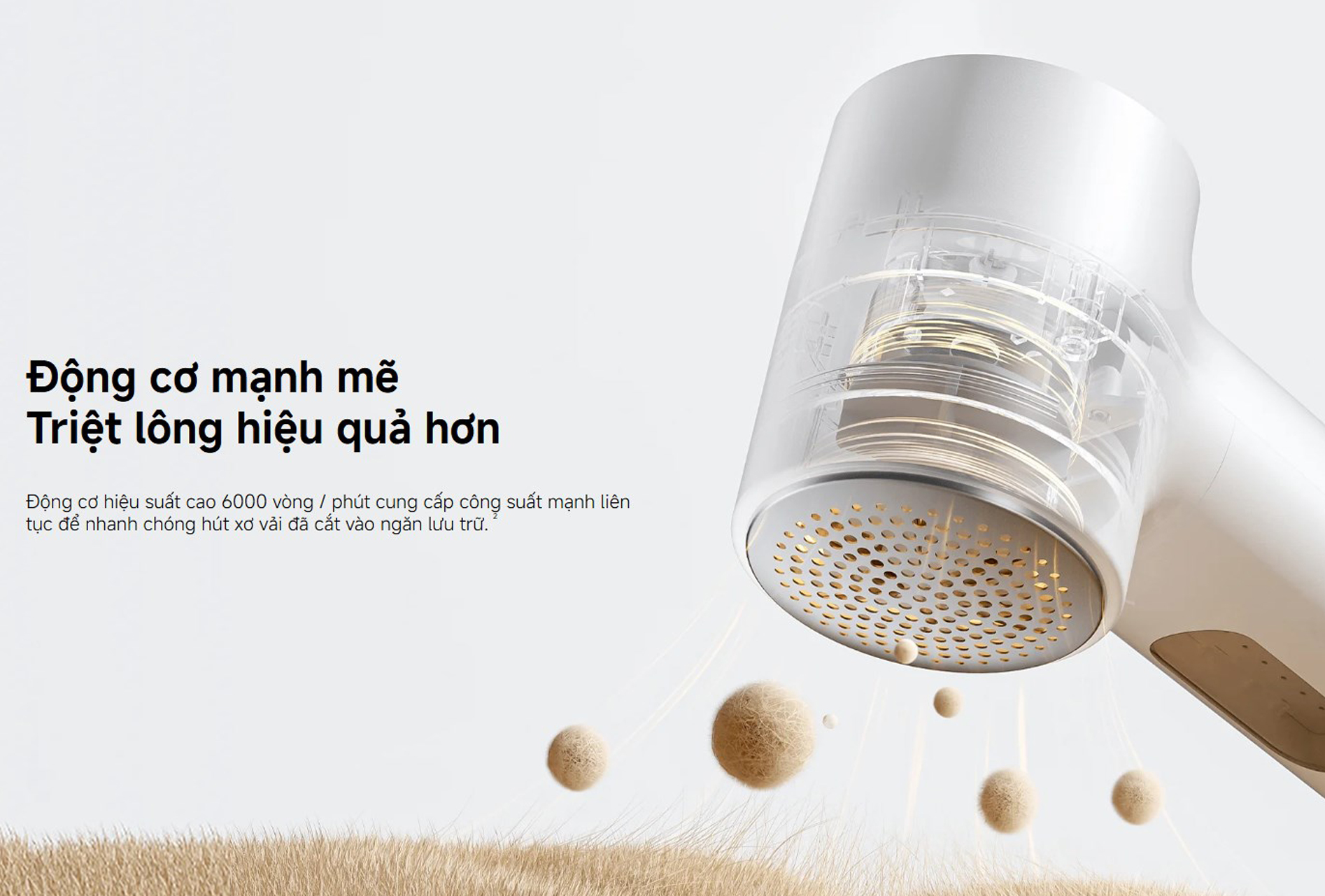 May cat xo vai Xiaomi Mijia Lint Remover 2 bigmivn 4