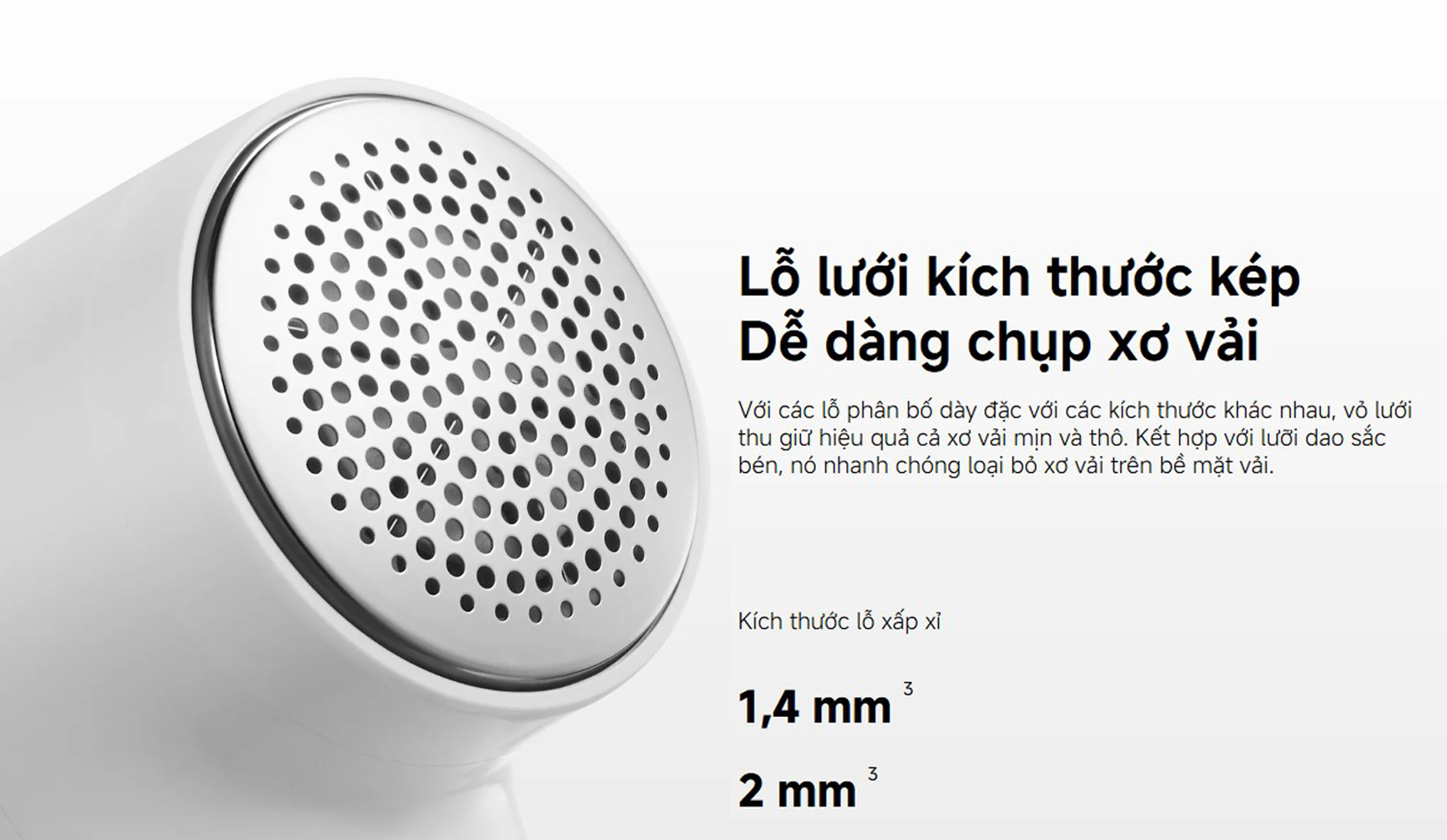 May cat xo vai Xiaomi Mijia Lint Remover 2 bigmivn 5