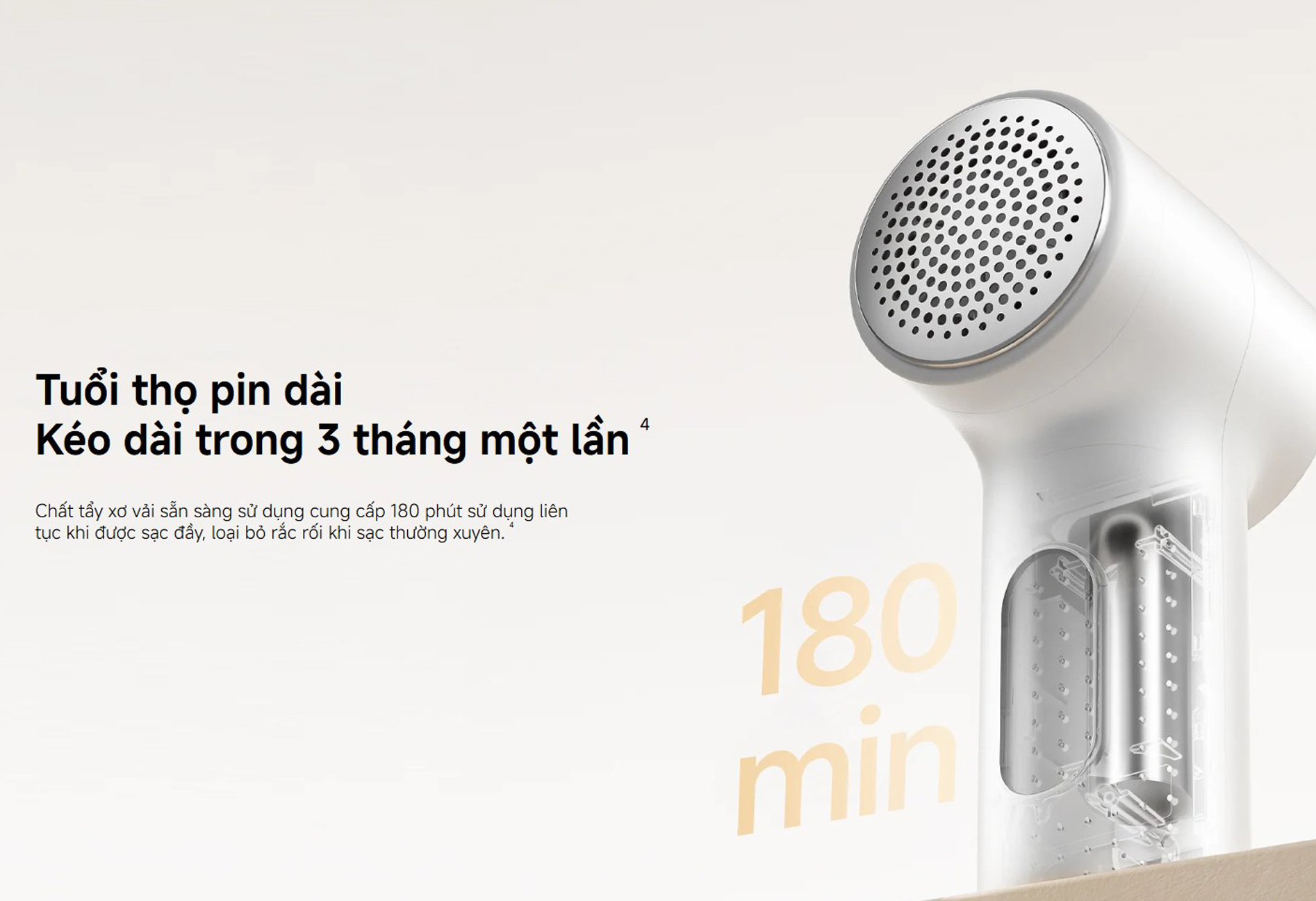 May cat xo vai Xiaomi Mijia Lint Remover 2 bigmivn 8