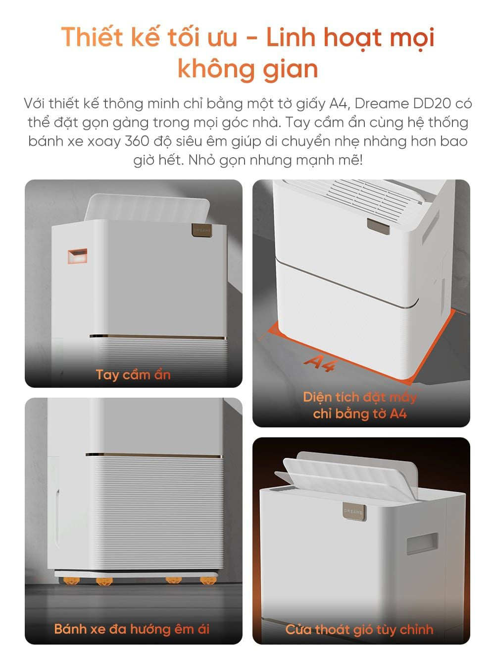 Máy hút ẩm Dreame DD20 20L - Chính hãng 17 May hut am Dreame DD20 bigmivn 15