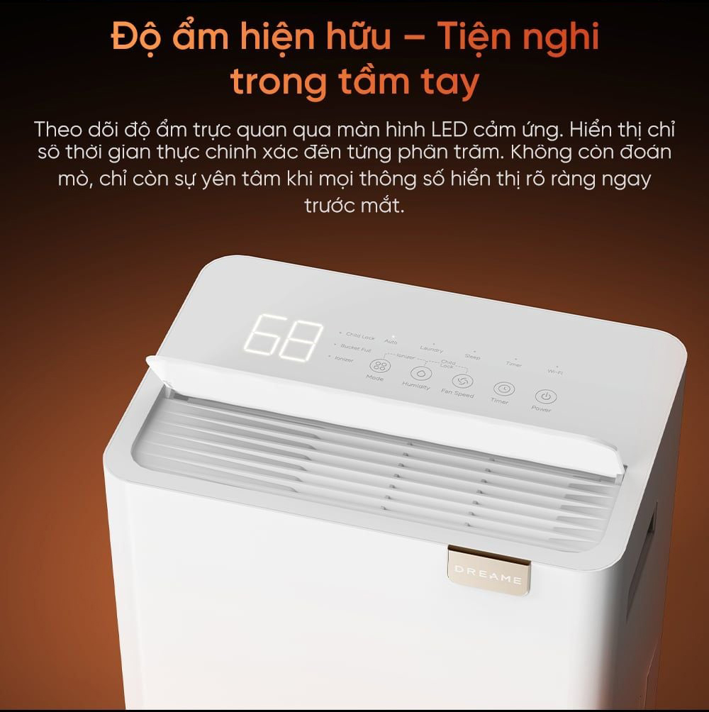 Máy hút ẩm Dreame DD20 20L - Chính hãng 11 May hut am Dreame DD20 bigmivn 9