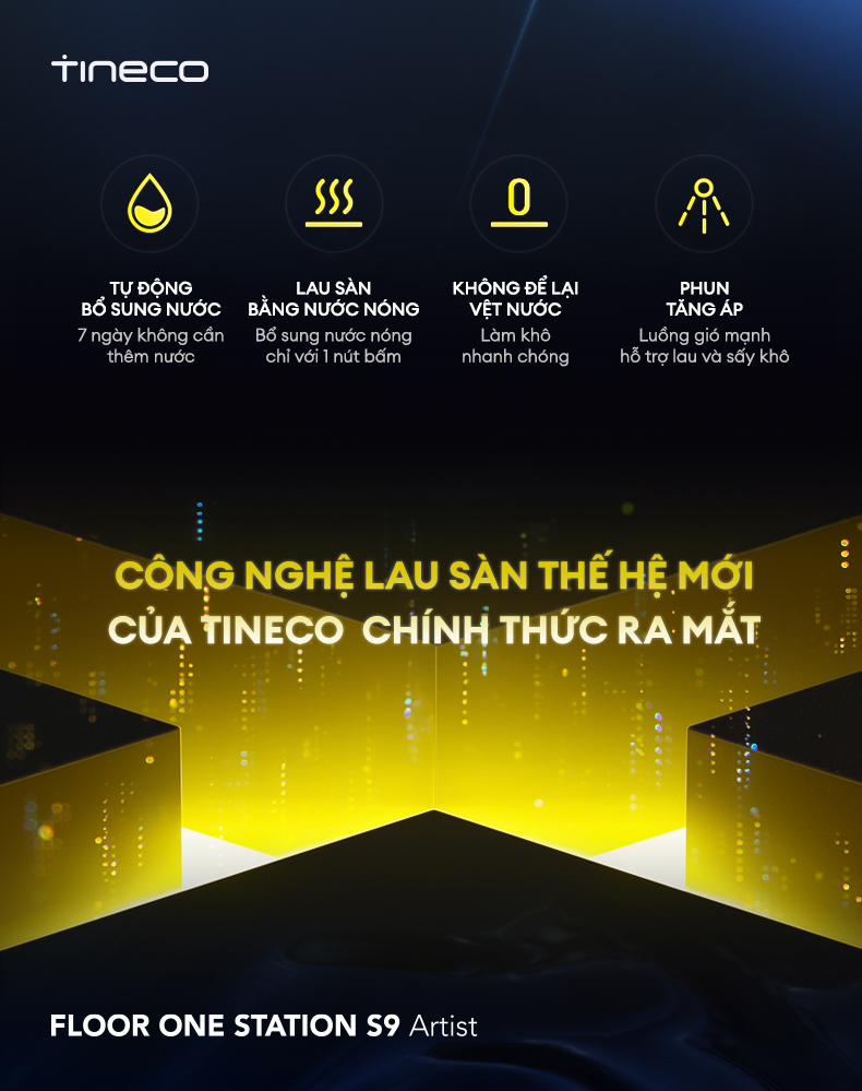 May hut bui lau nha Tineco FLOOR ONE STATION S9 Artist bigmivn 23
