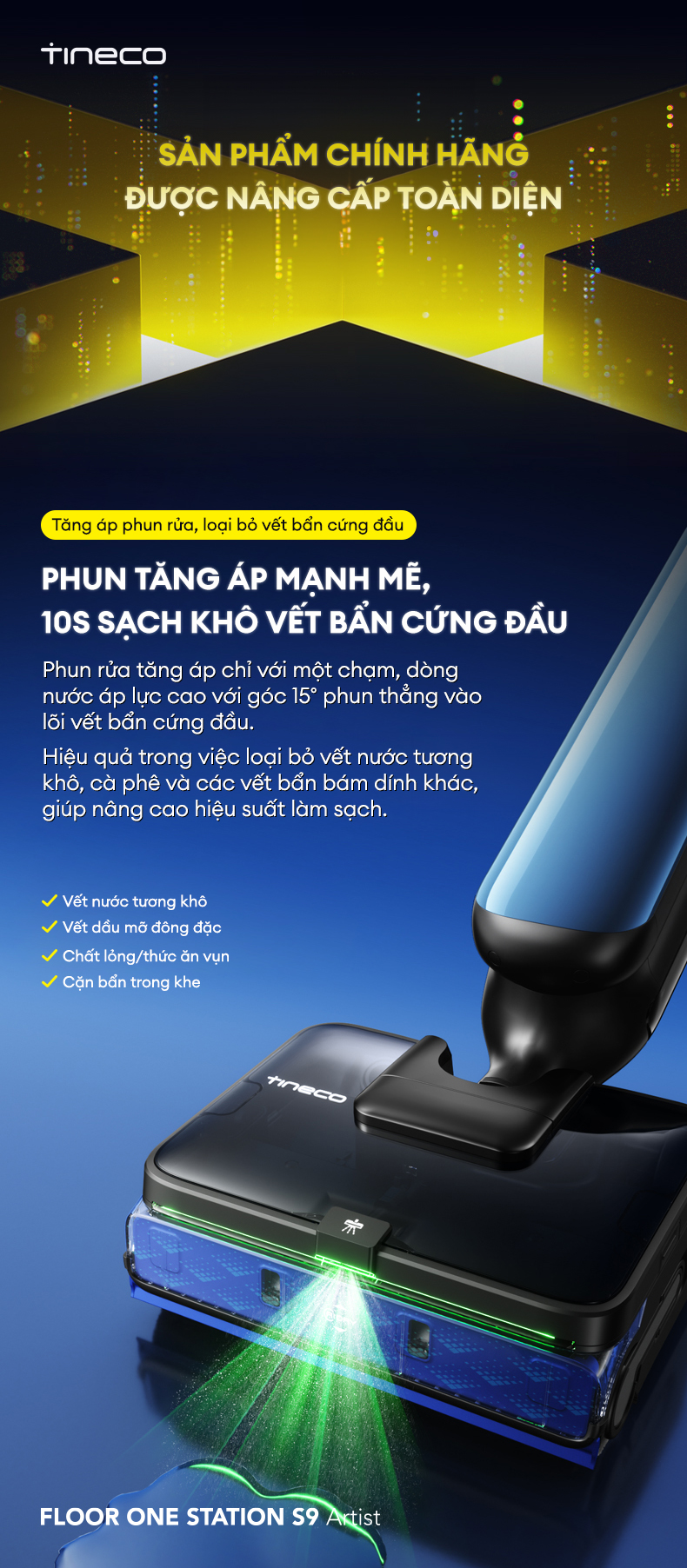 May hut bui lau nha Tineco FLOOR ONE STATION S9 Artist bigmivn 5