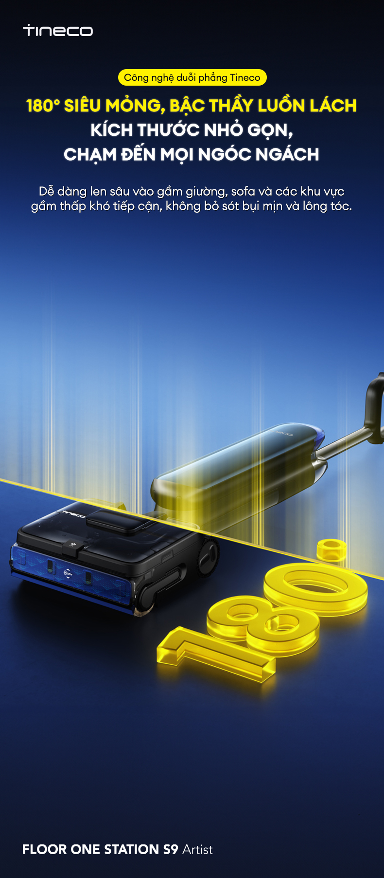 May hut bui lau nha Tineco FLOOR ONE STATION S9 Artist bigmivn 9