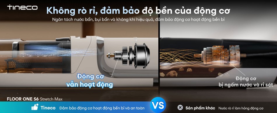 Máy hút bụi lau nhà Tineco Floor One S6 Stretch Max - Chính hãng 18 May hut bui lau nha Tineco Floor One S6 Stretch Max bigmivn 13