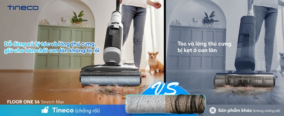 Máy hút bụi lau nhà Tineco Floor One S6 Stretch Max - Chính hãng 10 May hut bui lau nha Tineco Floor One S6 Stretch Max bigmivn 5