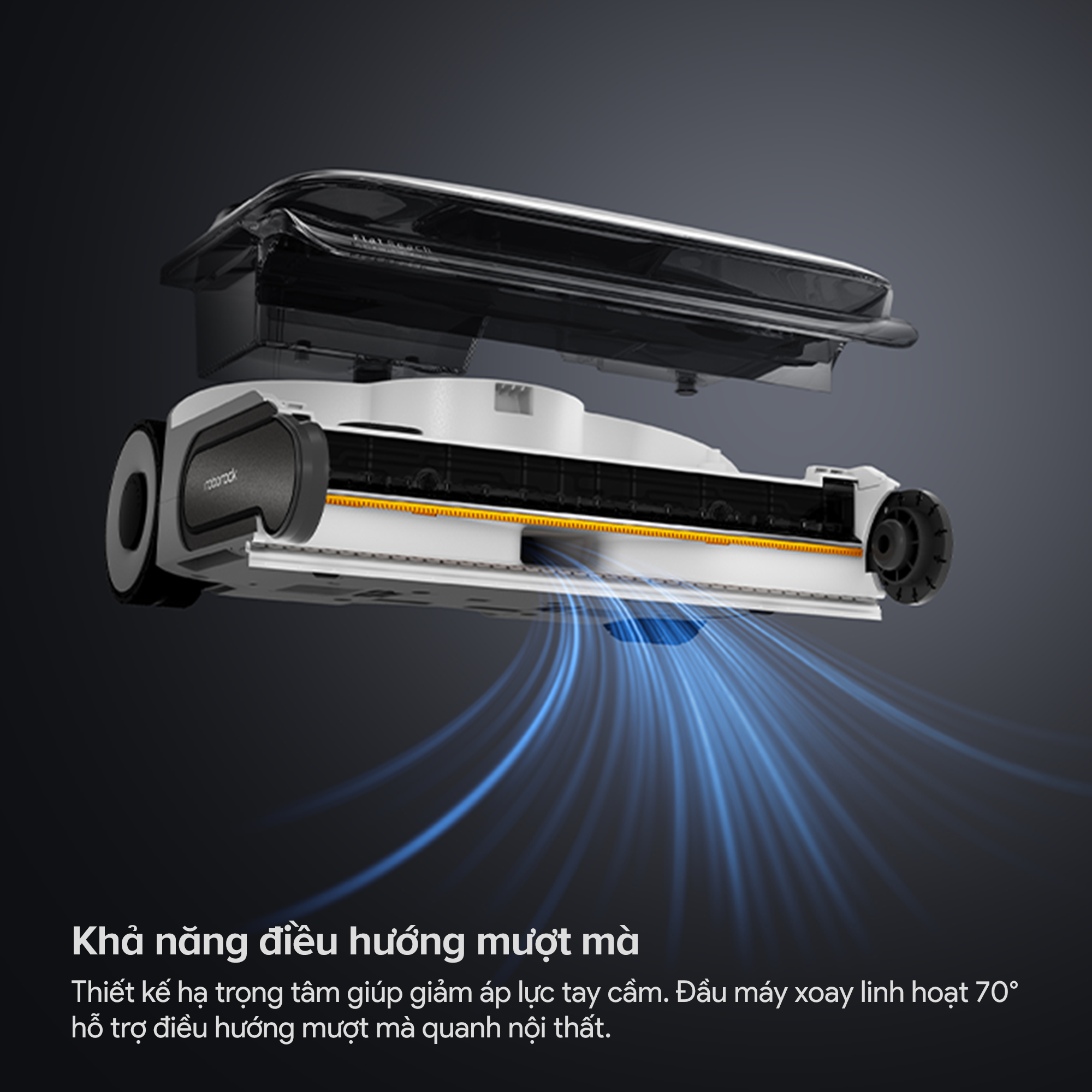 Máy hút bụi lau nhà khô ướt Roborock F25 Gen 2 - Chính hãng 12 May hut bui lau nha kho uot Roborock F25 Gen 2 bigmivn 3