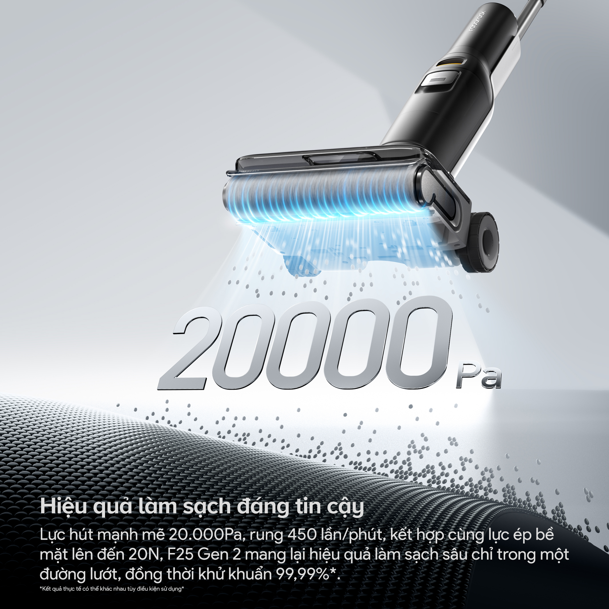 Máy hút bụi lau nhà khô ướt Roborock F25 Gen 2 - Chính hãng 5 May hut bui lau nha kho uot Roborock F25 Gen 2 bigmivn 6