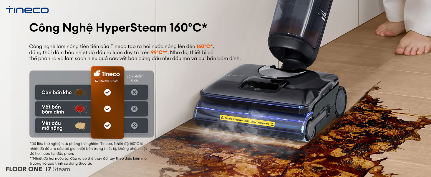 May hut bui lau san kho uot Tineco Floor One i7 Steam bigmivn 1