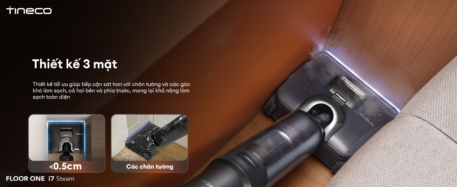 May hut bui lau san kho uot Tineco Floor One i7 Steam bigmivn 10