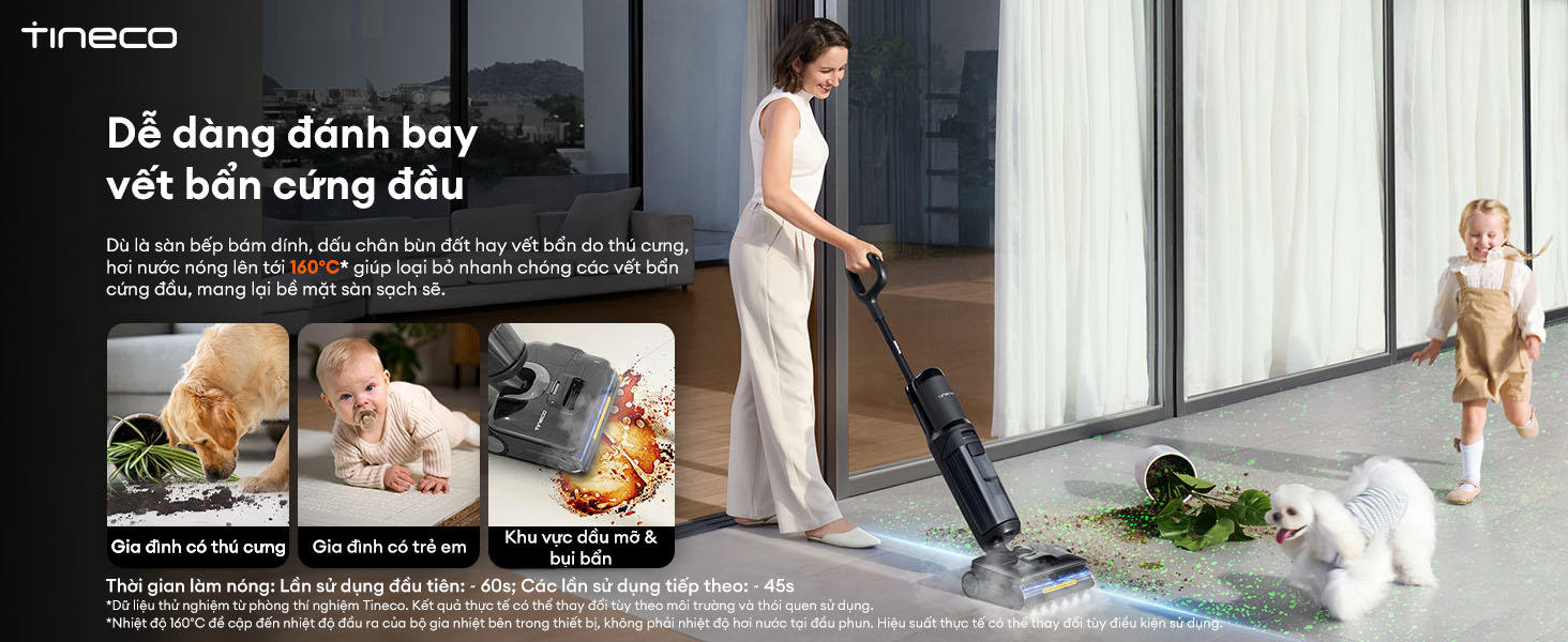 May hut bui lau san kho uot Tineco Floor One i7 Steam bigmivn 17