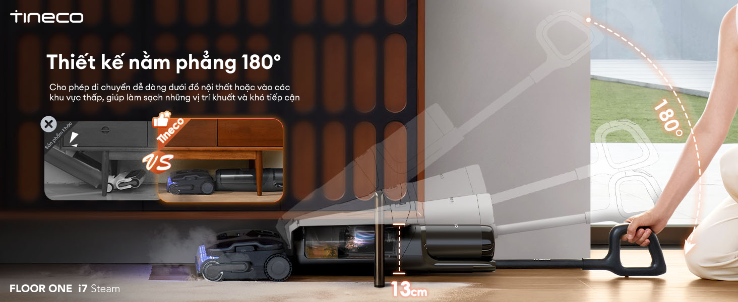 May hut bui lau san kho uot Tineco Floor One i7 Steam bigmivn 9