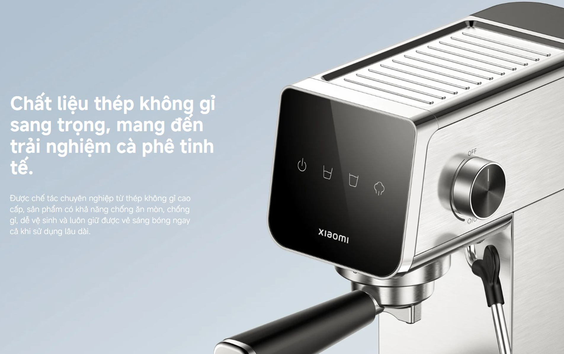 May pha ca phe ban tu dong Xiaomi Semi automatic Espresso Machine CME003 bigmivn 4