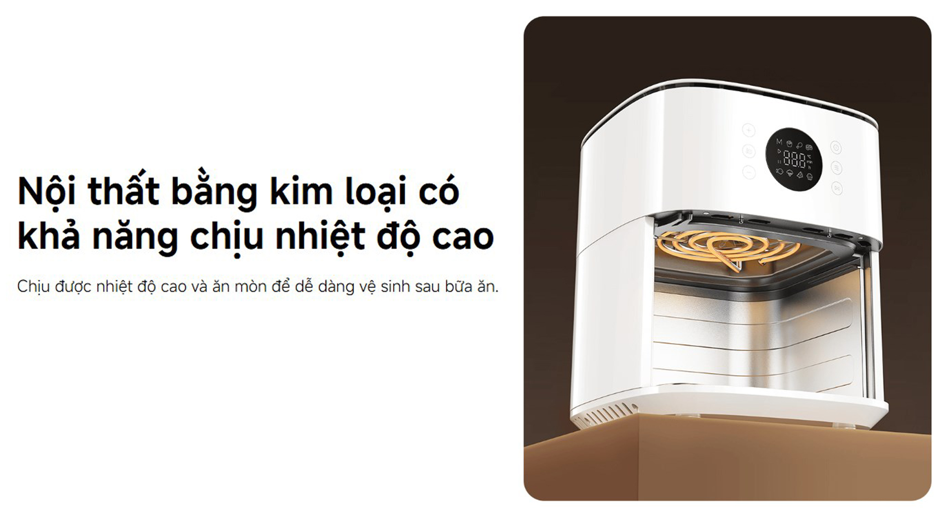 Noi chien khong dau Xiaomi Air Fryer 6.5L 1700W bigmivn 10