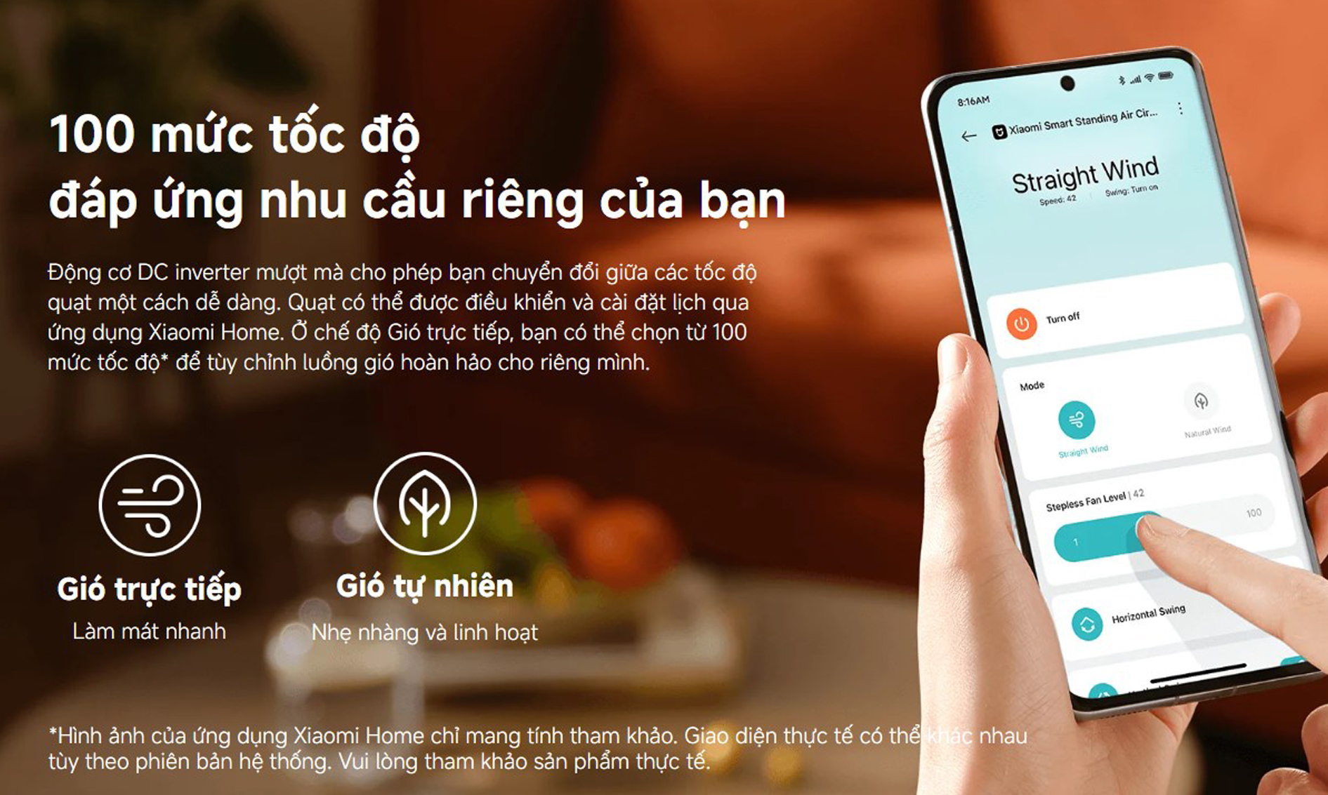 Quat Xiaomi Smart Standing Air Circulation Fan bigmivn 4