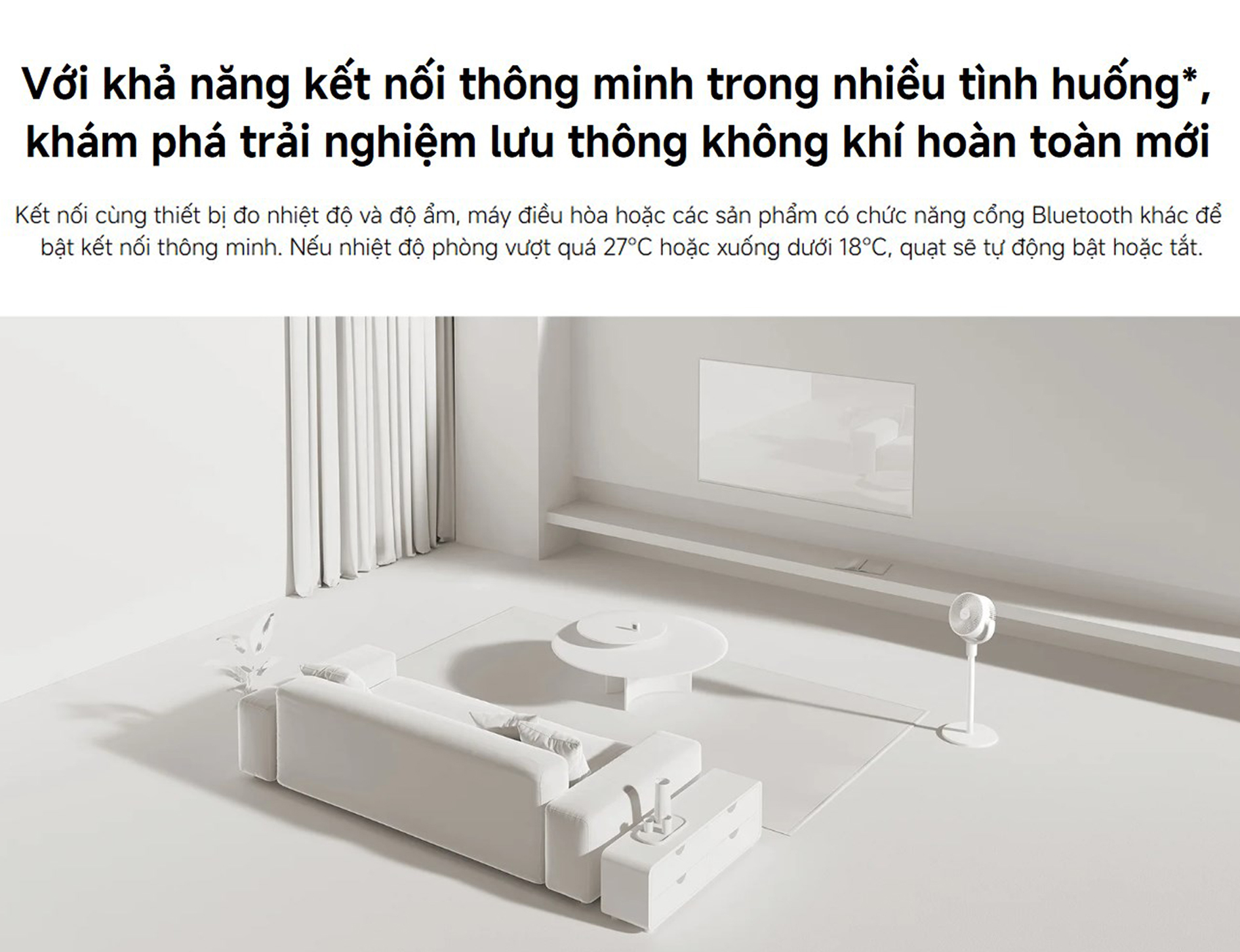 Quat Xiaomi Smart Standing Air Circulation Fan bigmivn 7