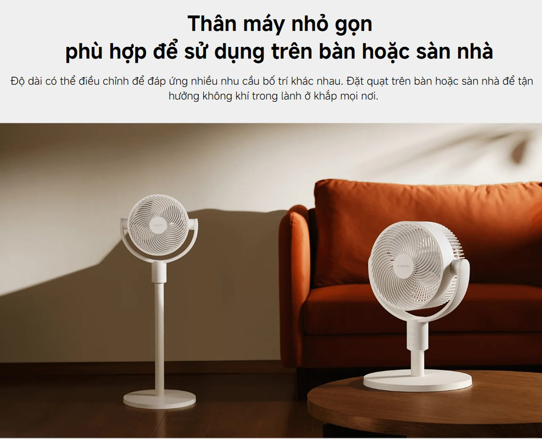Quat Xiaomi Smart Standing Air Circulation Fan bigmivn 9