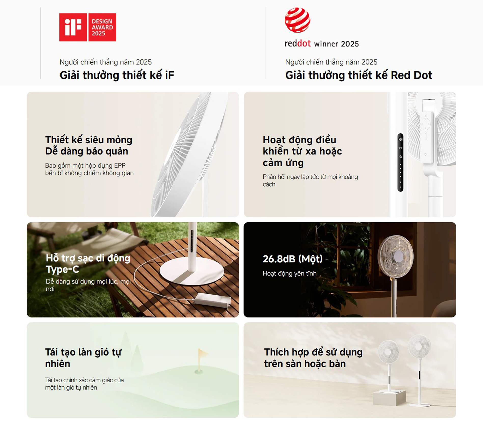 Quat cay Xiaomi Mijia Smart Standing Fan Pro Slim EU BHR5856EU bigmivn 1