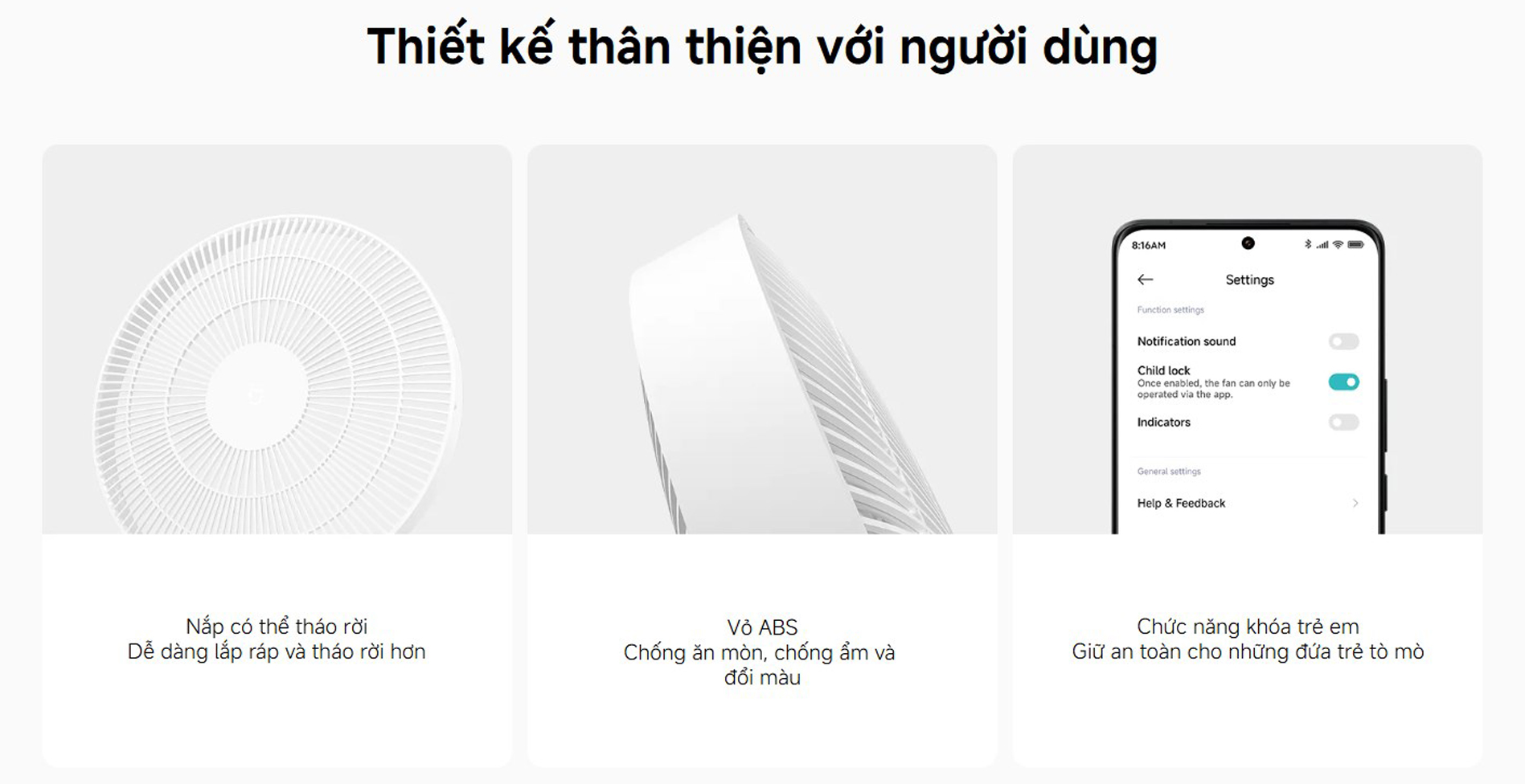 Quat cay Xiaomi Mijia Smart Standing Fan Pro Slim EU BHR5856EU bigmivn 12