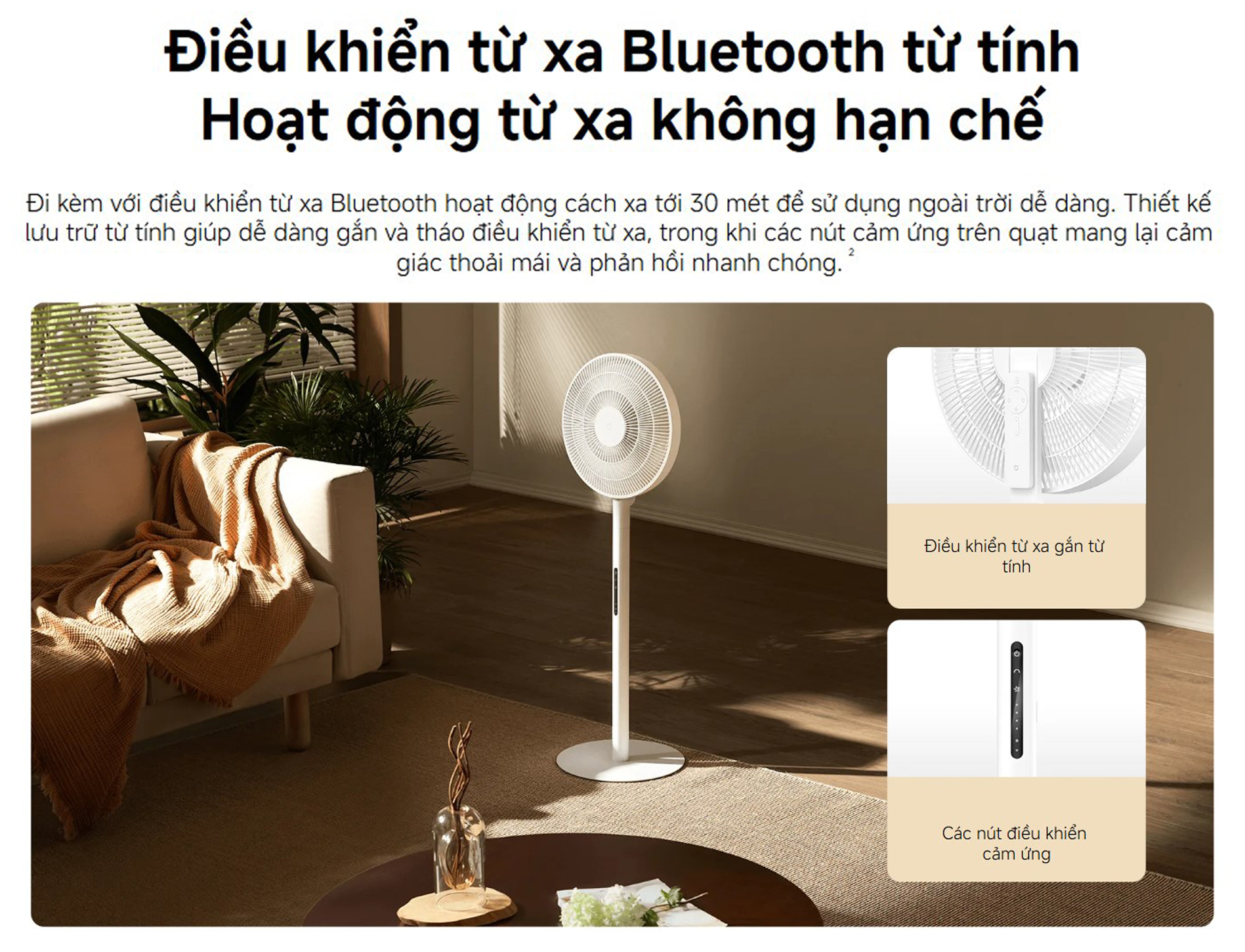 Quat cay Xiaomi Mijia Smart Standing Fan Pro Slim EU BHR5856EU bigmivn 4