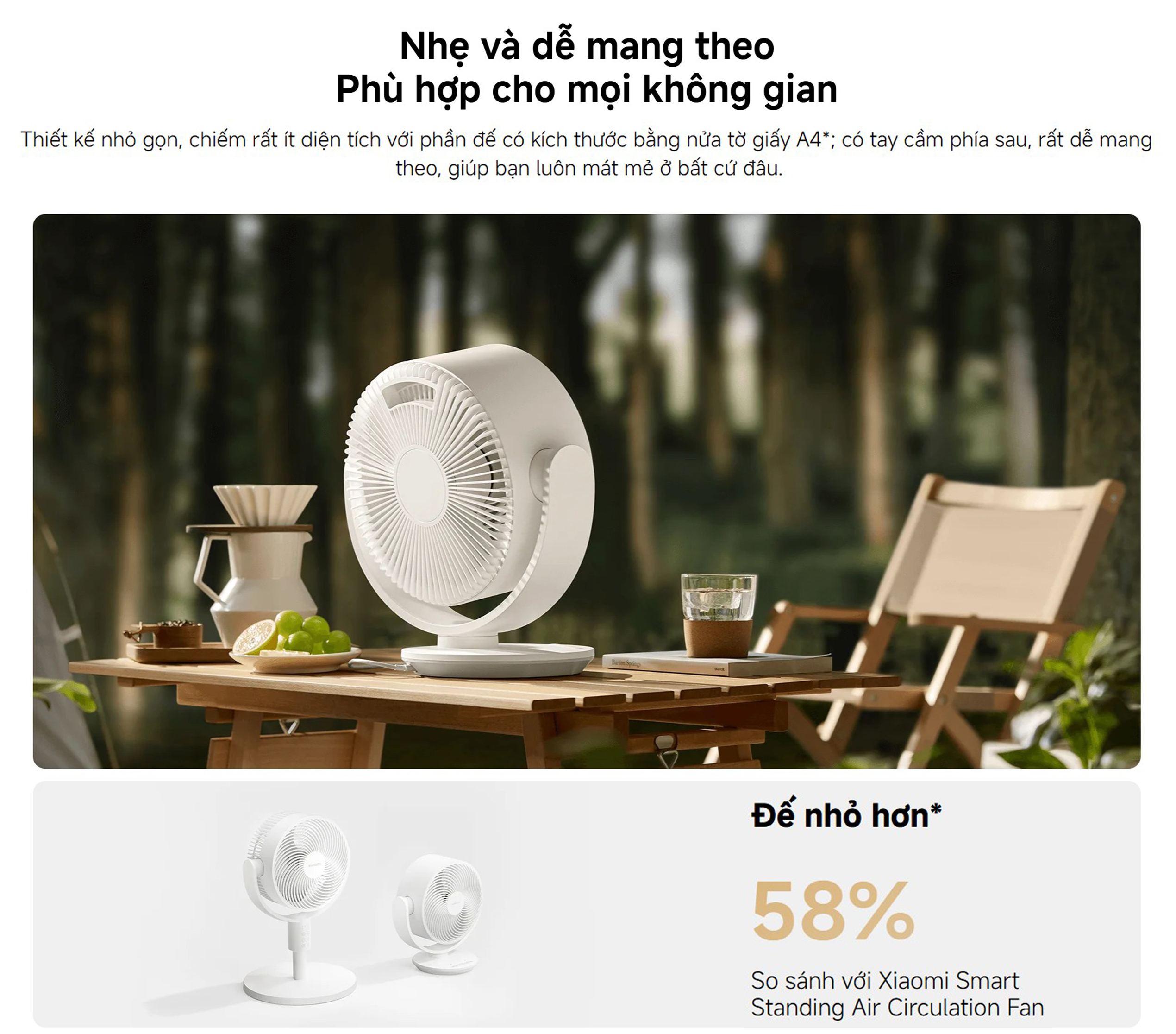 Quat de ban Xiaomi Smart Desktop Air Circulation Fan EU BHR9872EU bigmivn 2