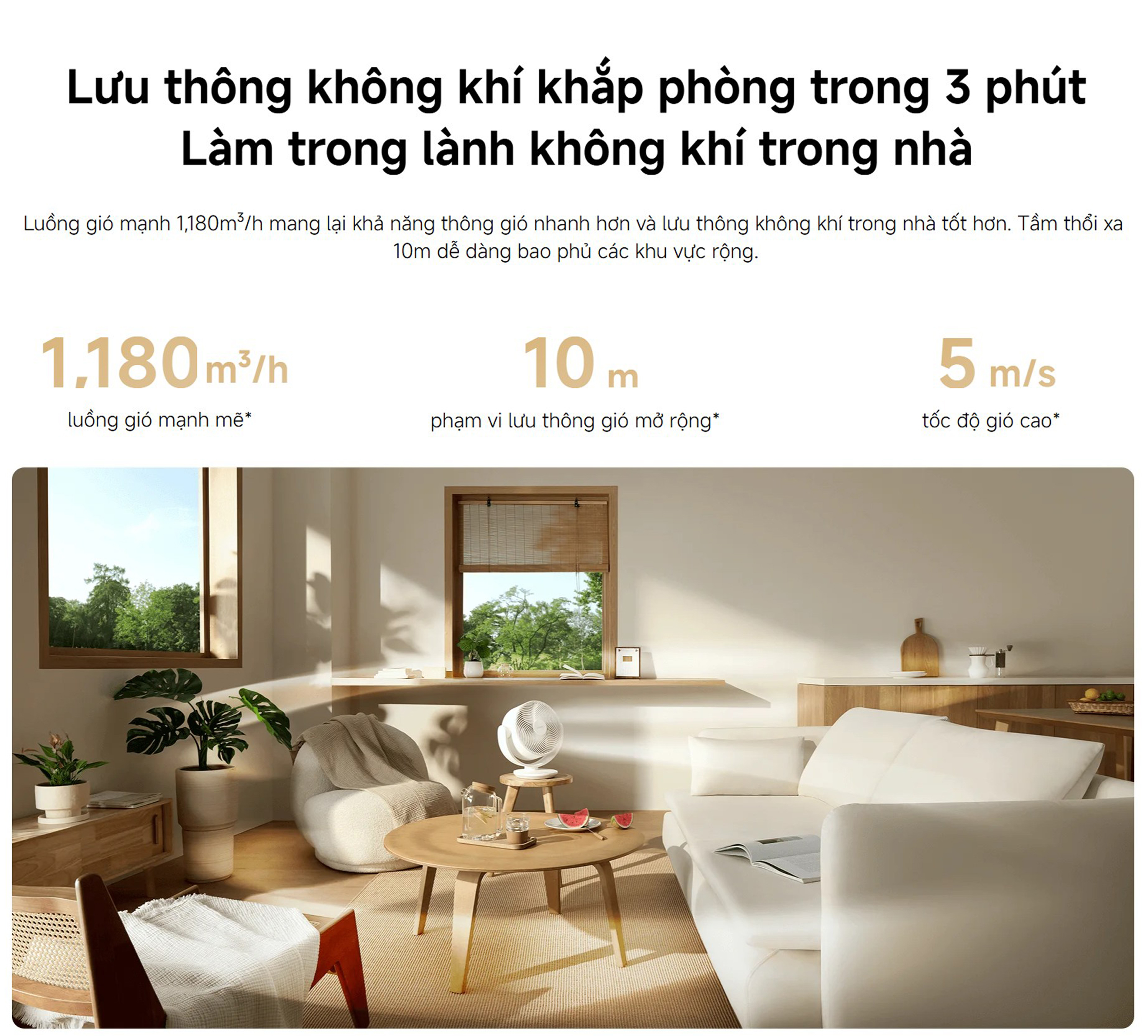 Quat de ban Xiaomi Smart Desktop Air Circulation Fan EU BHR9872EU bigmivn 4