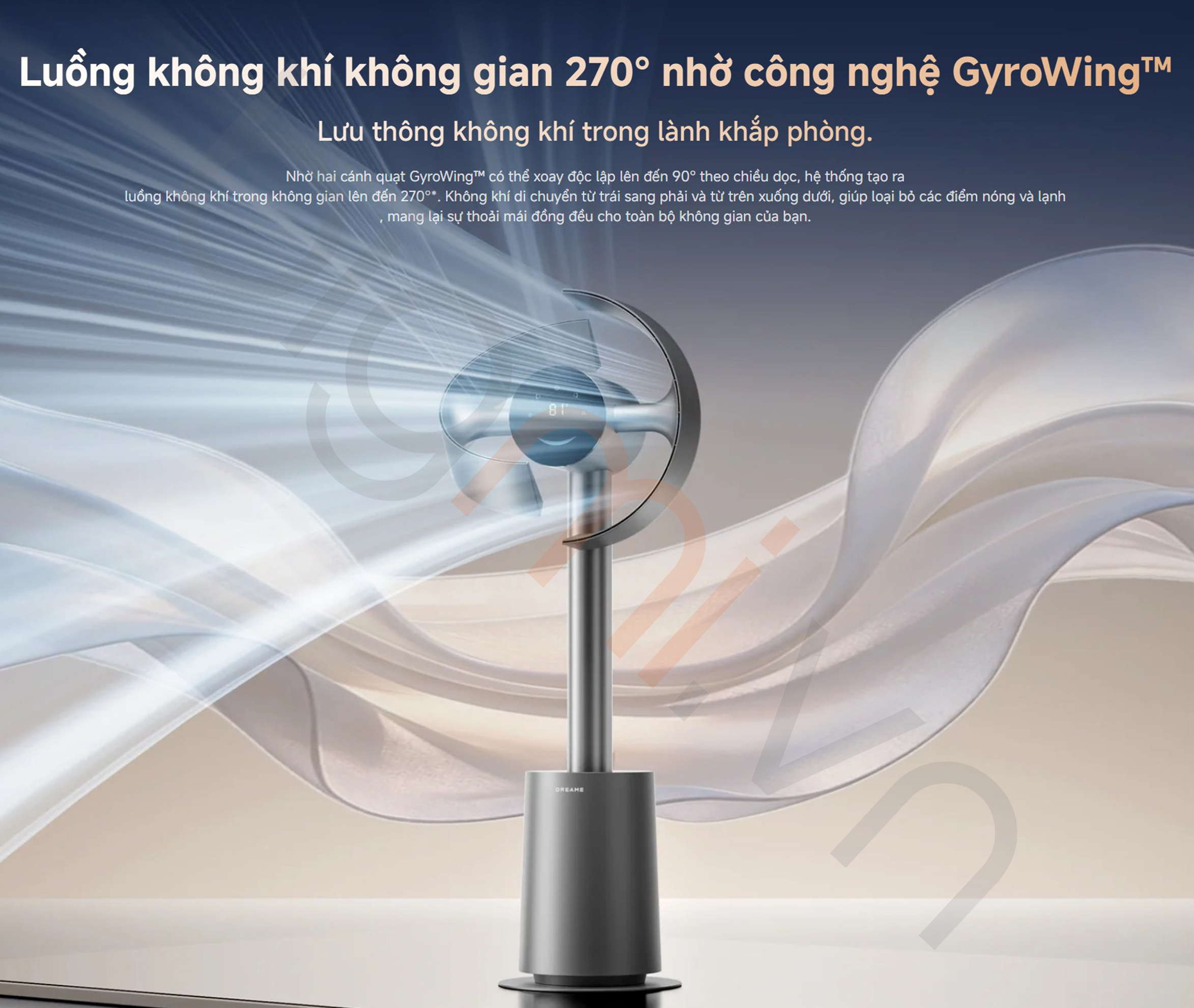 Quạt không cánh Dreame MF10 Bladeless Fan - Chính hãng 4 Quat khong canh Dreame MF10 Bladeless Fan bigmivn 1