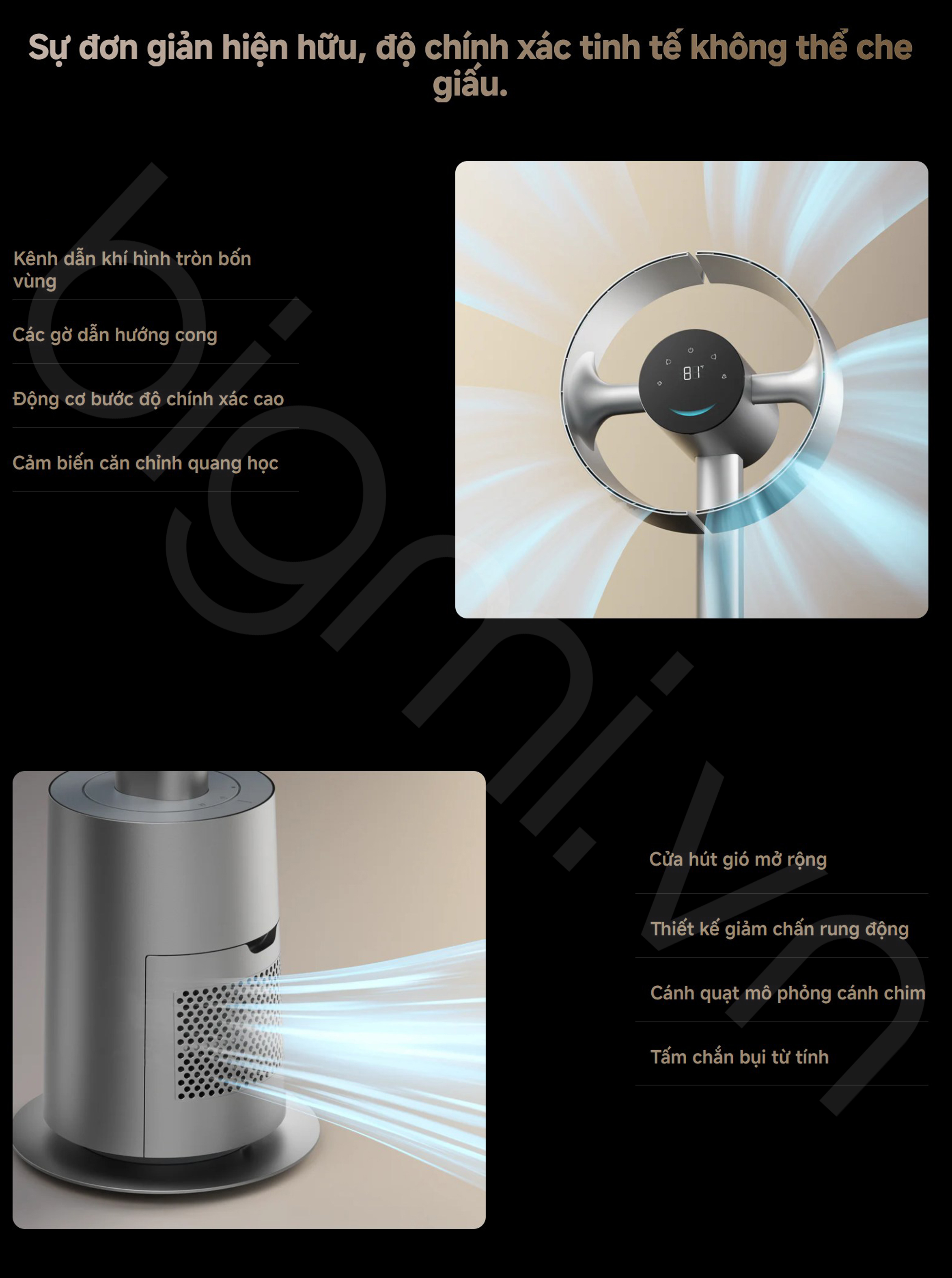 Quạt không cánh Dreame MF10 Bladeless Fan - Chính hãng 14 Quat khong canh Dreame MF10 Bladeless Fan bigmivn 11