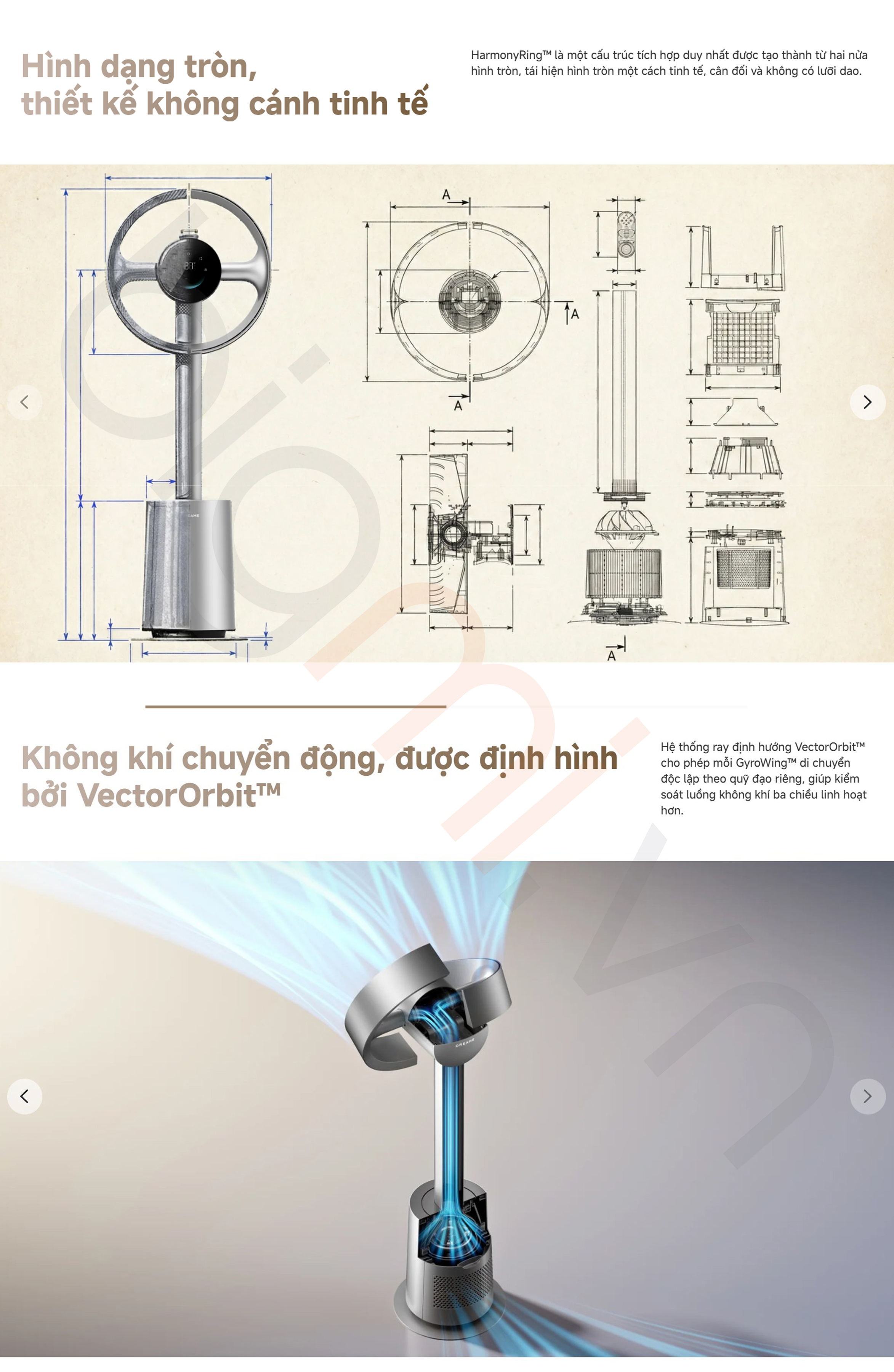 Quạt không cánh Dreame MF10 Bladeless Fan - Chính hãng 18 Quat khong canh Dreame MF10 Bladeless Fan bigmivn 13