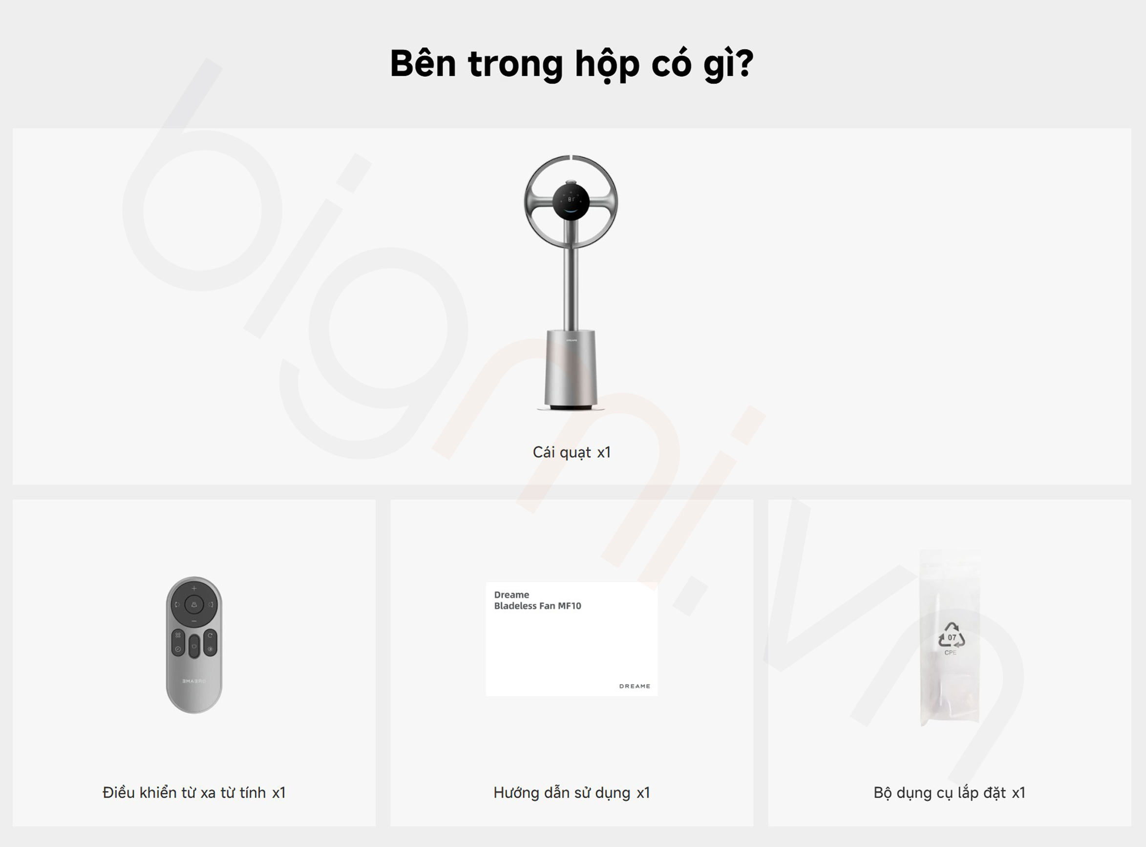 Quạt không cánh Dreame MF10 Bladeless Fan - Chính hãng 21 Quat khong canh Dreame MF10 Bladeless Fan bigmivn 17