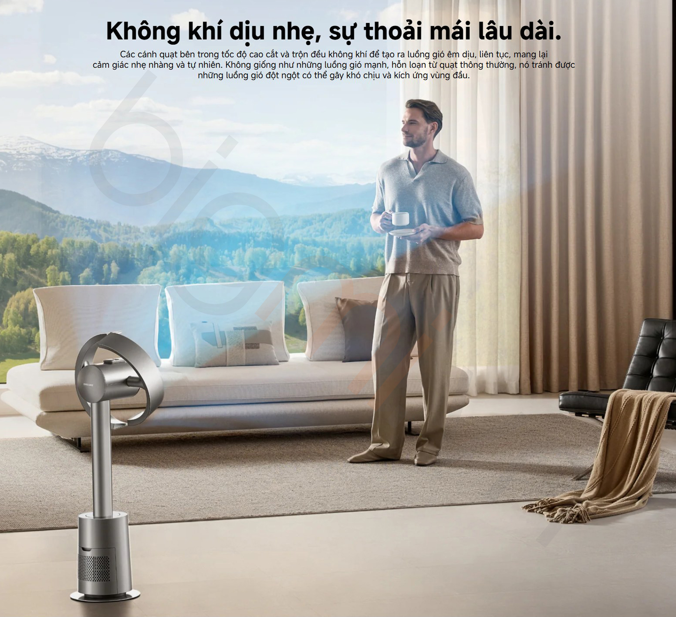 Quạt không cánh Dreame MF10 Bladeless Fan - Chính hãng 7 Quat khong canh Dreame MF10 Bladeless Fan bigmivn 4