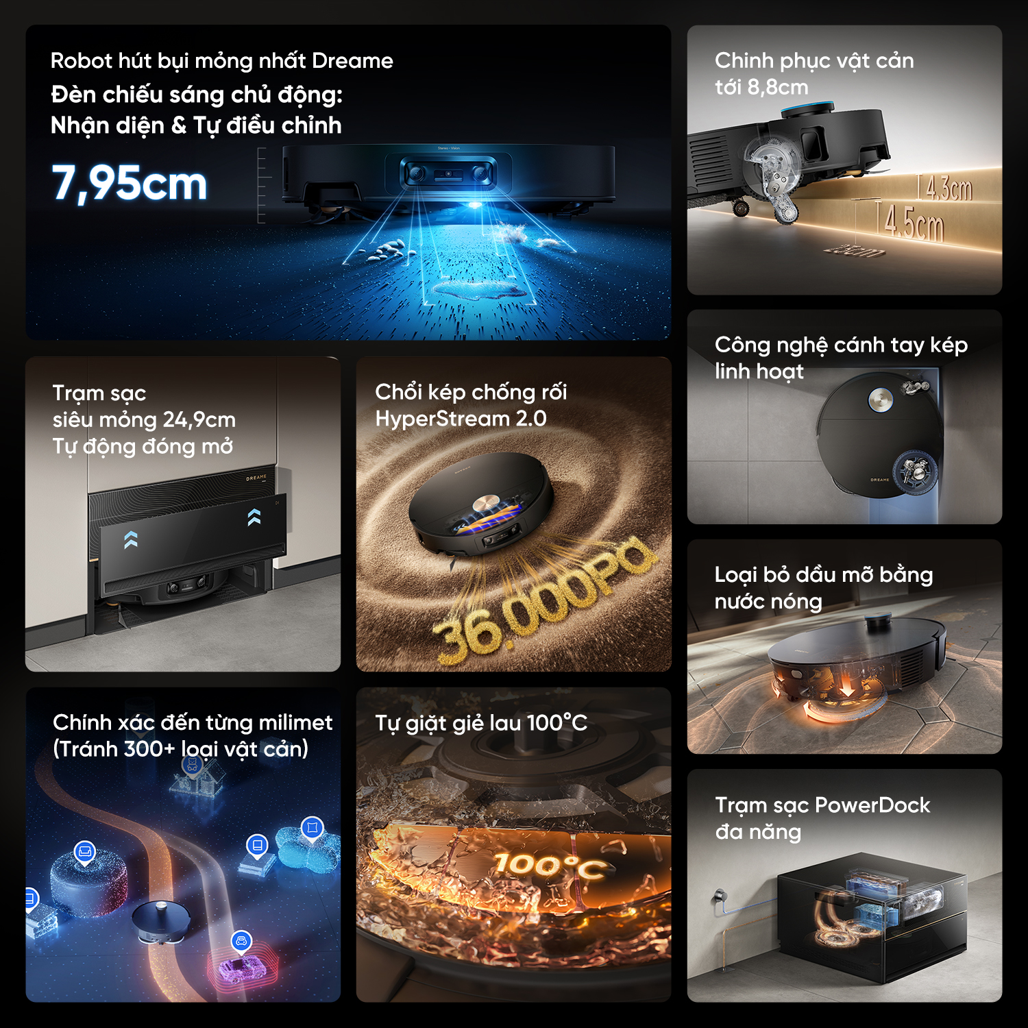 Robot hut bui lau nha Dreame X60 Master bigmivn 1