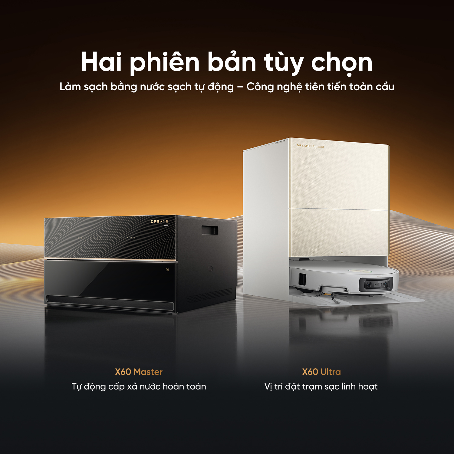 Robot hut bui lau nha Dreame X60 Master bigmivn