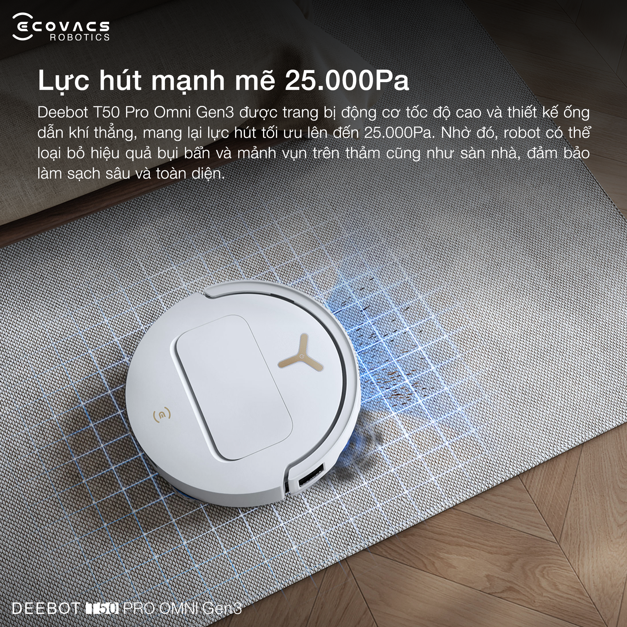 Robot hut bui lau nha Ecovacs Deebot T50 Pro Gen 3 bigmivn 6