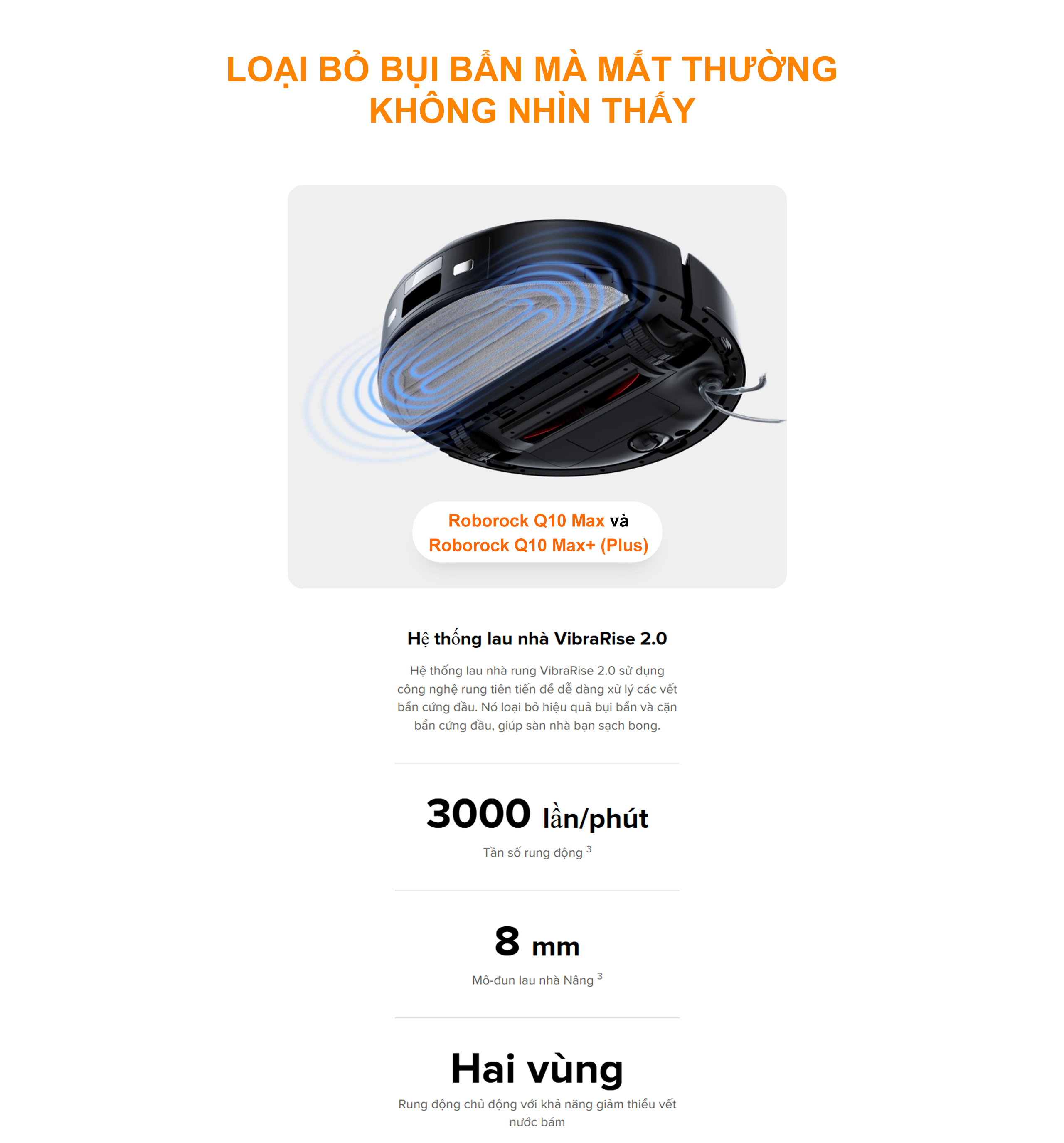 Robot hút bụi lau nhà Roborock Q10 Max - Chính hãng 6 Robot hut bui lau nha Roborock Q10 Max 5