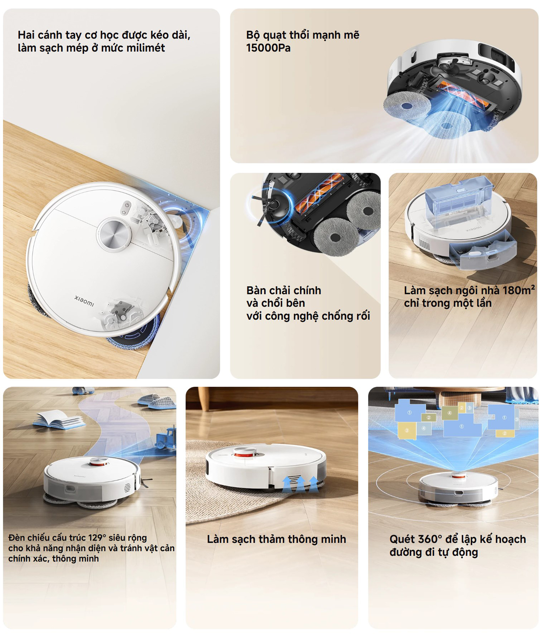 Robot hut bui lau nha Xiaomi Vacuum S40 Pro bigmivn 1