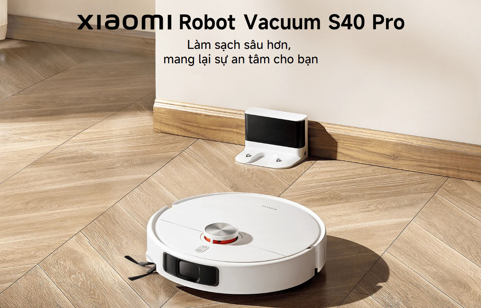 Robot hut bui lau nha Xiaomi Vacuum S40 Pro bigmivn