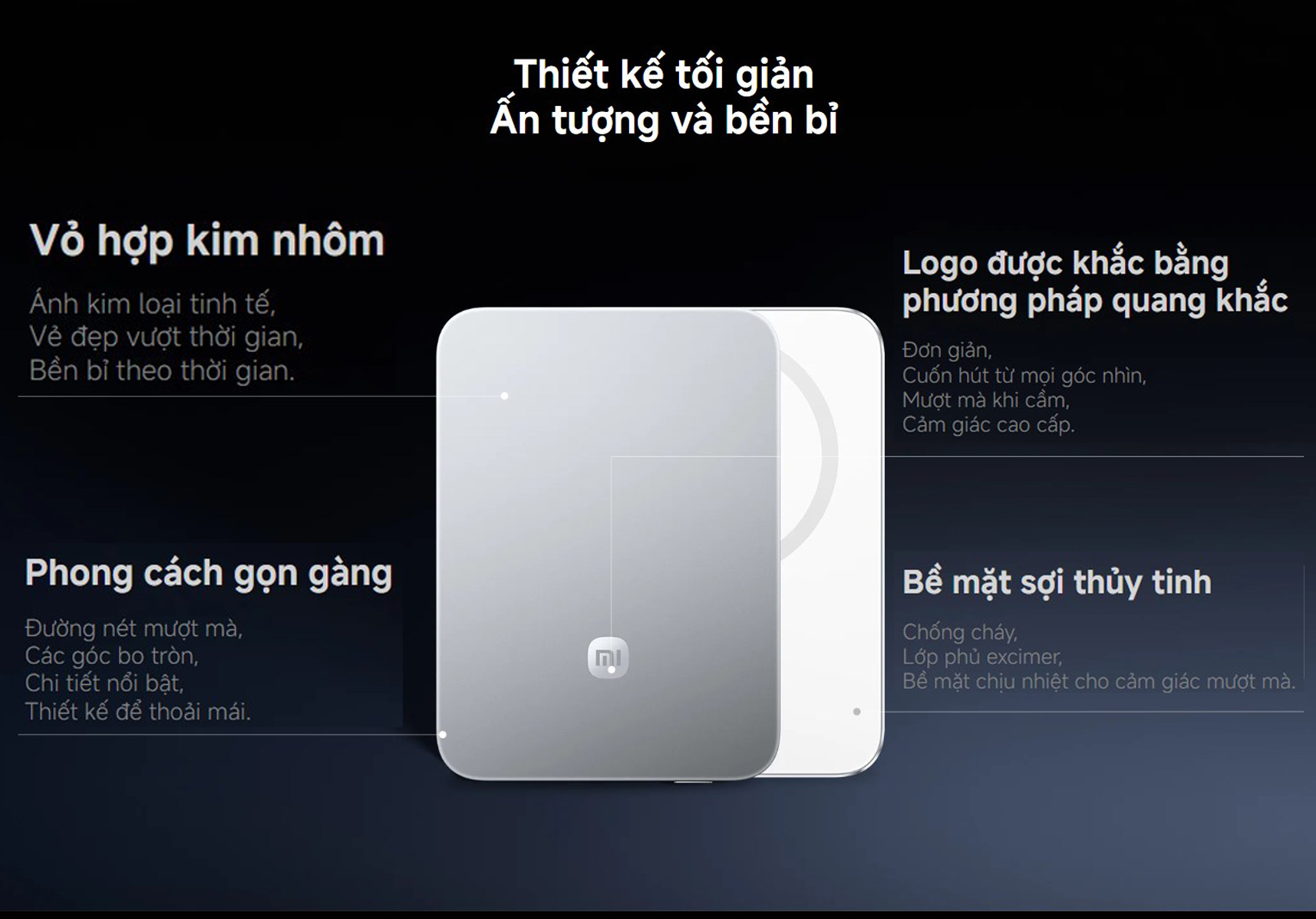 Sac du phong 5000mAh Xiaomi UltraThin Magnetic Power Bank 5000 15W bigmivn 6