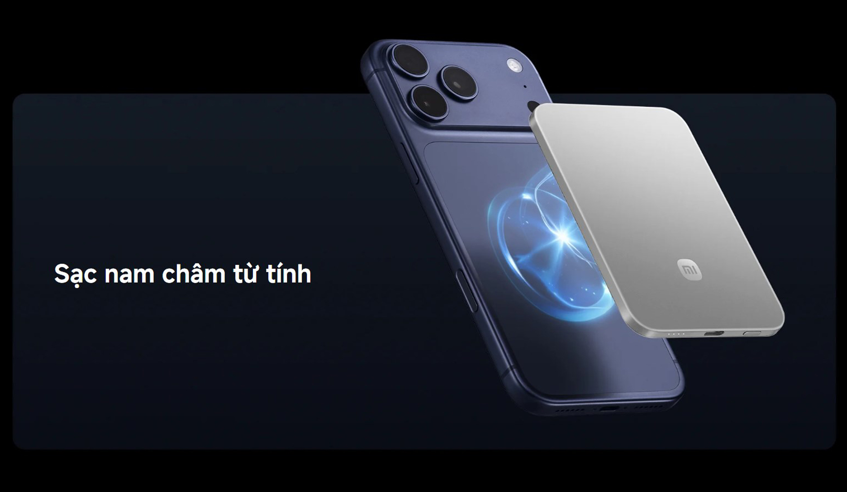 Sac du phong 5000mAh Xiaomi UltraThin Magnetic Power Bank 5000 15W bigmivn 9