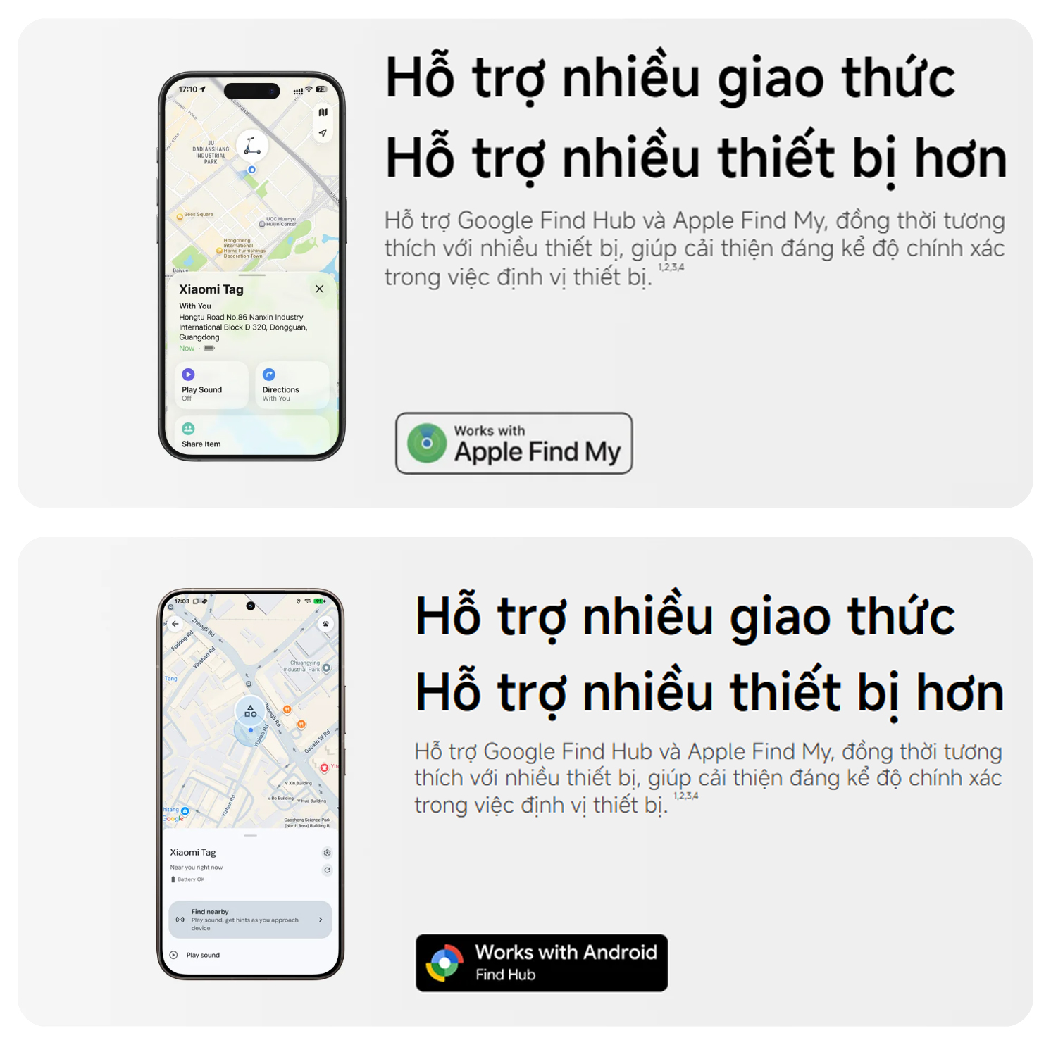Thiết bị định vị Xiaomi Tag - Hỗ trợ Apple Find My và Google Android Find Hub 6 Thiet bi dinh vi Xiaomi Tag 4