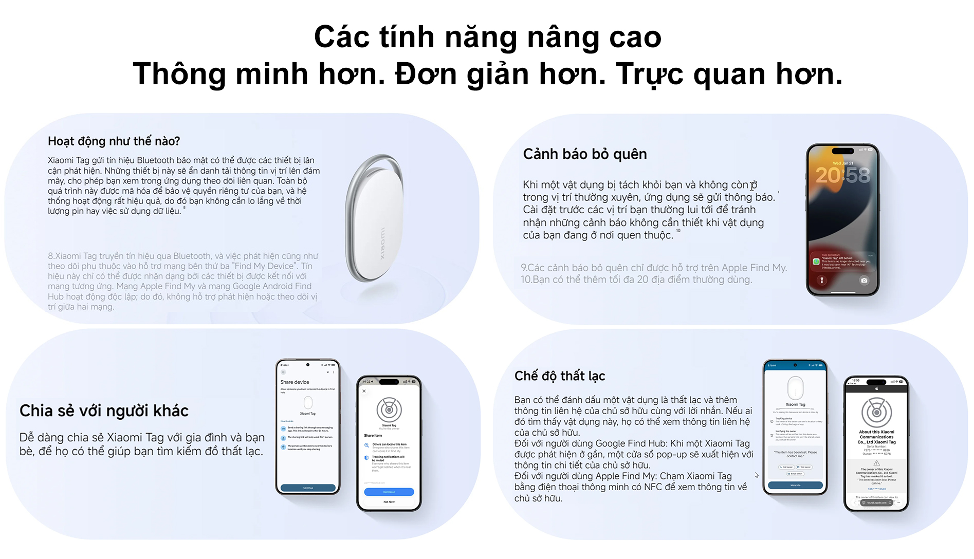 Thiết bị định vị Xiaomi Tag - Hỗ trợ Apple Find My và Google Android Find Hub 7 Thiet bi dinh vi Xiaomi Tag 5