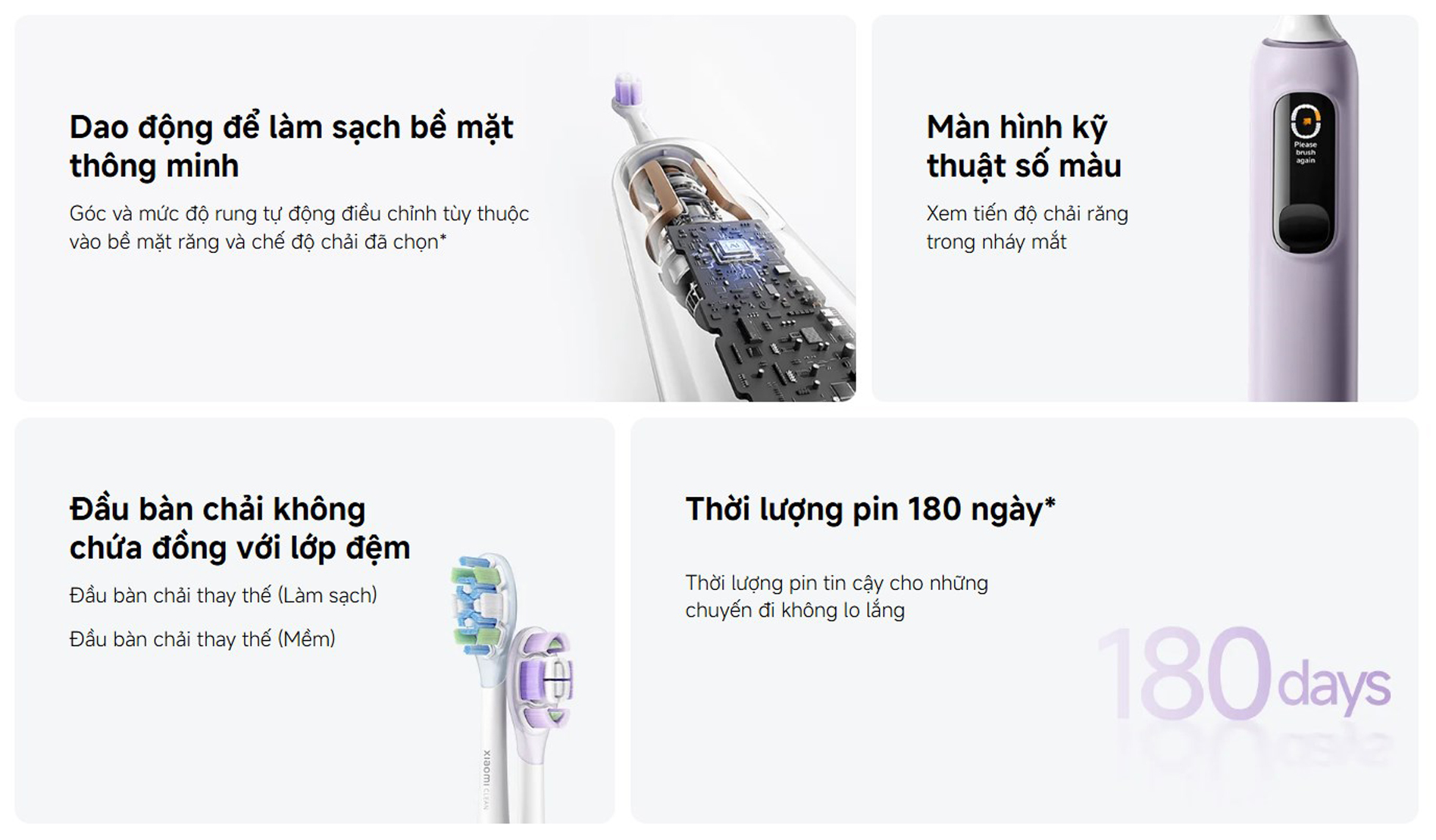 Ban chai dien Xiaomi Pro MES610 Oscillation Electric Toothbrush bigmivn 1