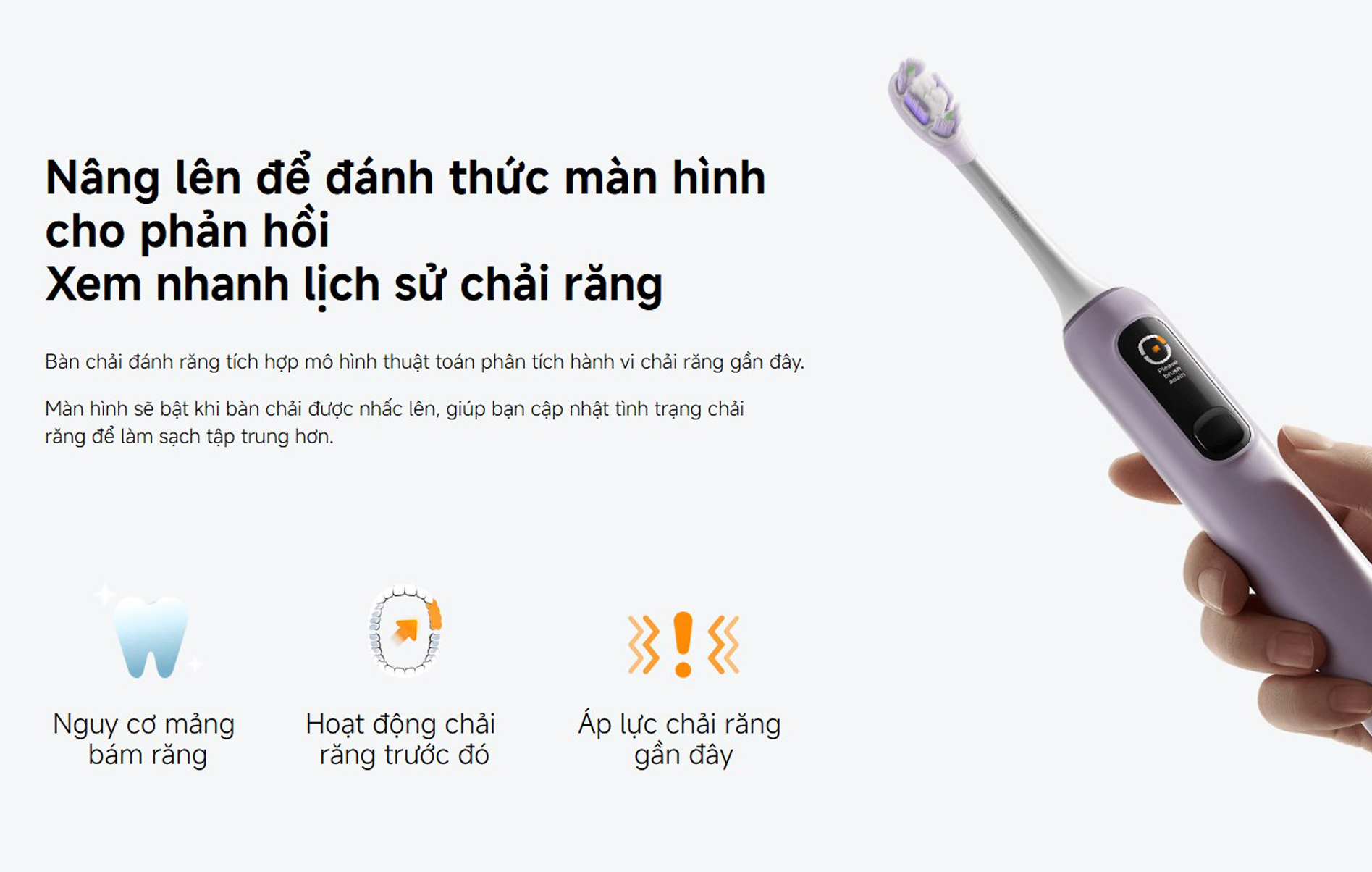 Ban chai dien Xiaomi Pro MES610 Oscillation Electric Toothbrush bigmivn 10