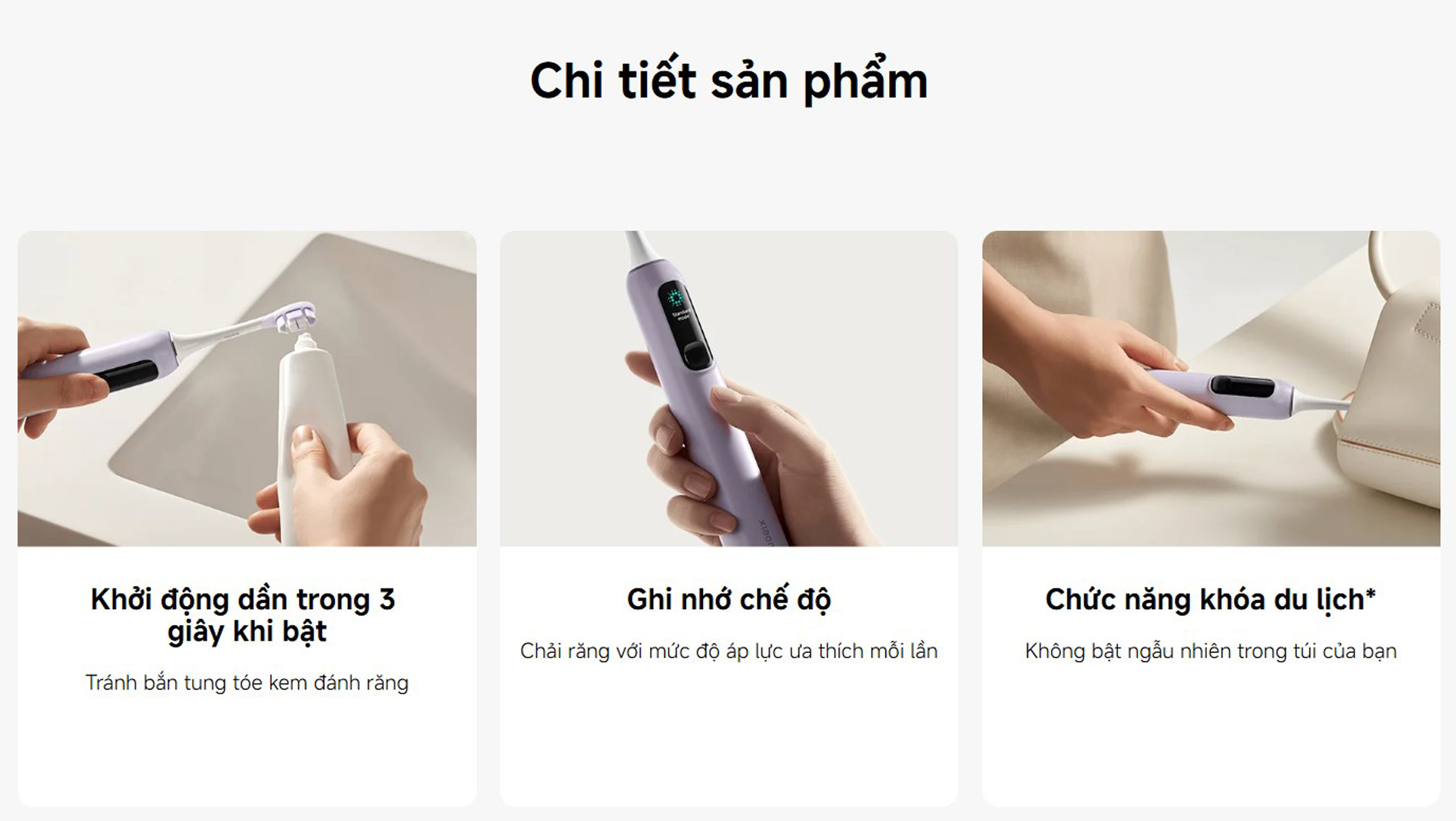Ban chai dien Xiaomi Pro MES610 Oscillation Electric Toothbrush bigmivn 12