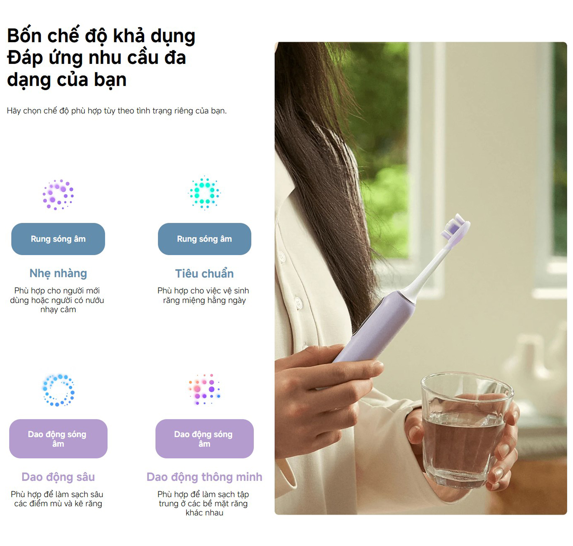 Ban chai dien Xiaomi Pro MES610 Oscillation Electric Toothbrush bigmivn 6