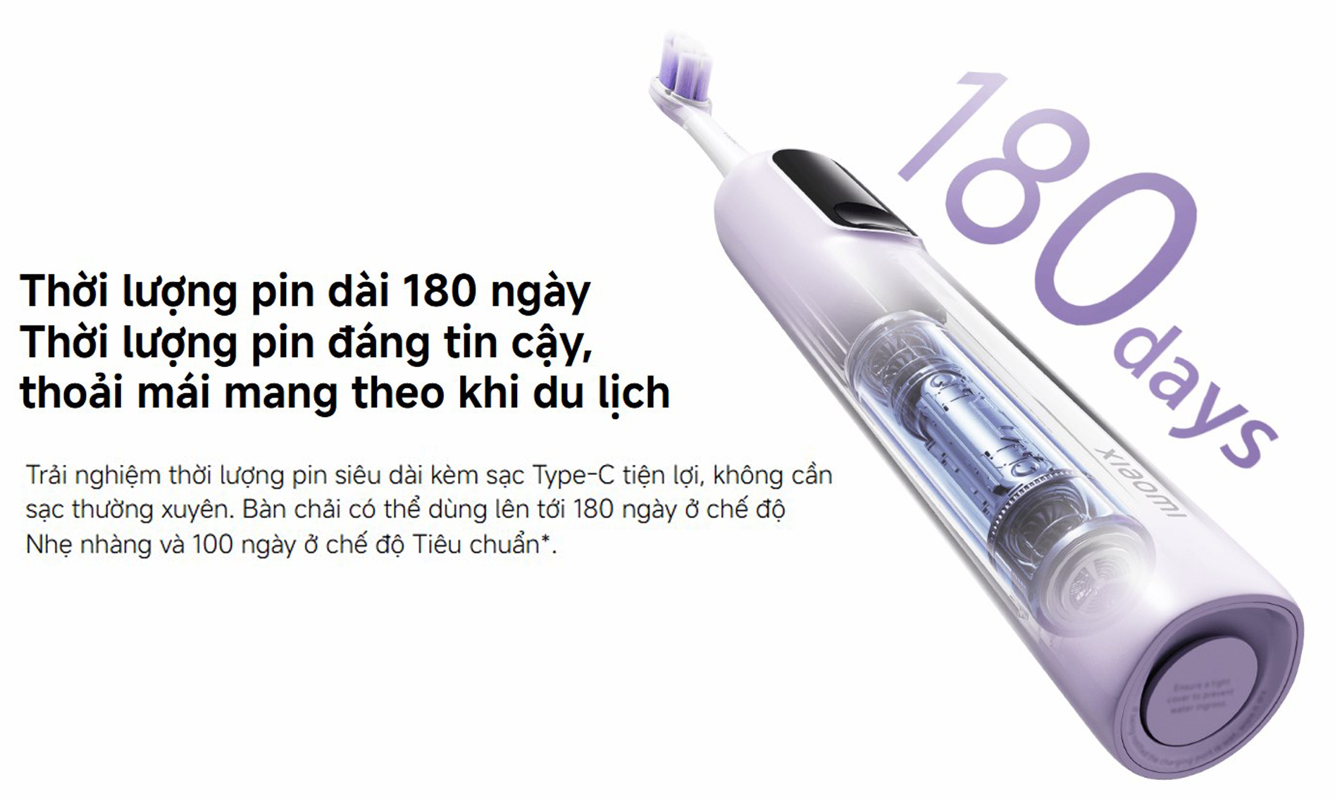 Ban chai dien Xiaomi Pro MES610 Oscillation Electric Toothbrush bigmivn 9