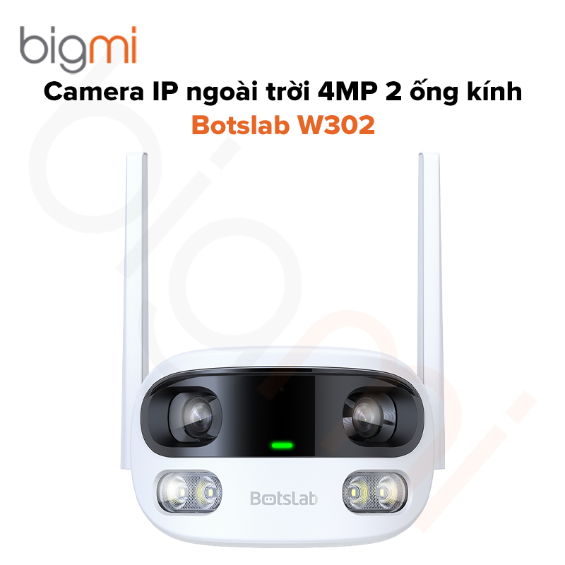 Camera IP ngoài trời 4MP Botslab W302 Fullcolor 2 ống kính